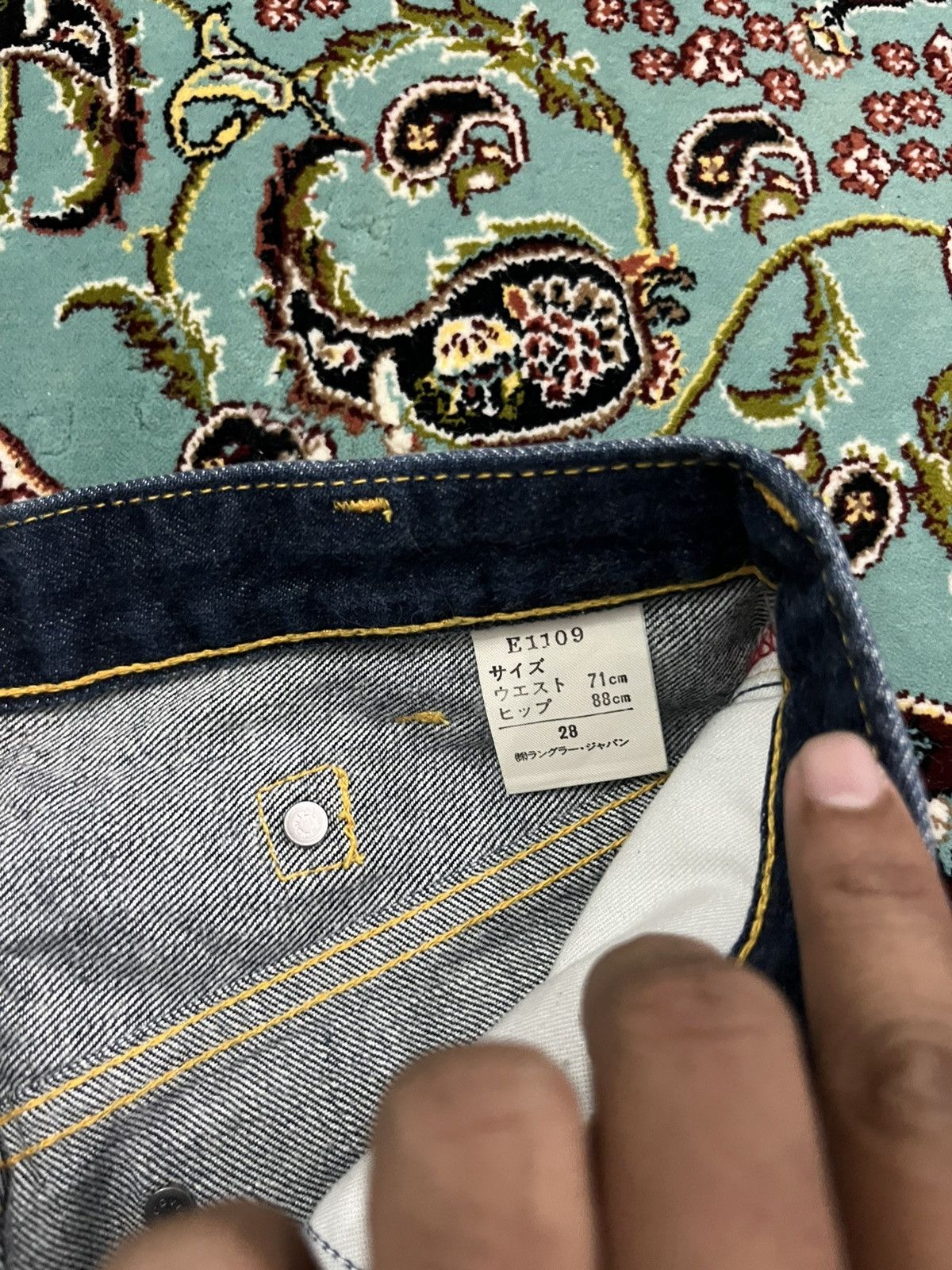 Blue Blue Japan 💥Maverick By Blue Bell Baggy Hooked Jeans Size US 27 - 9 Thumbnail