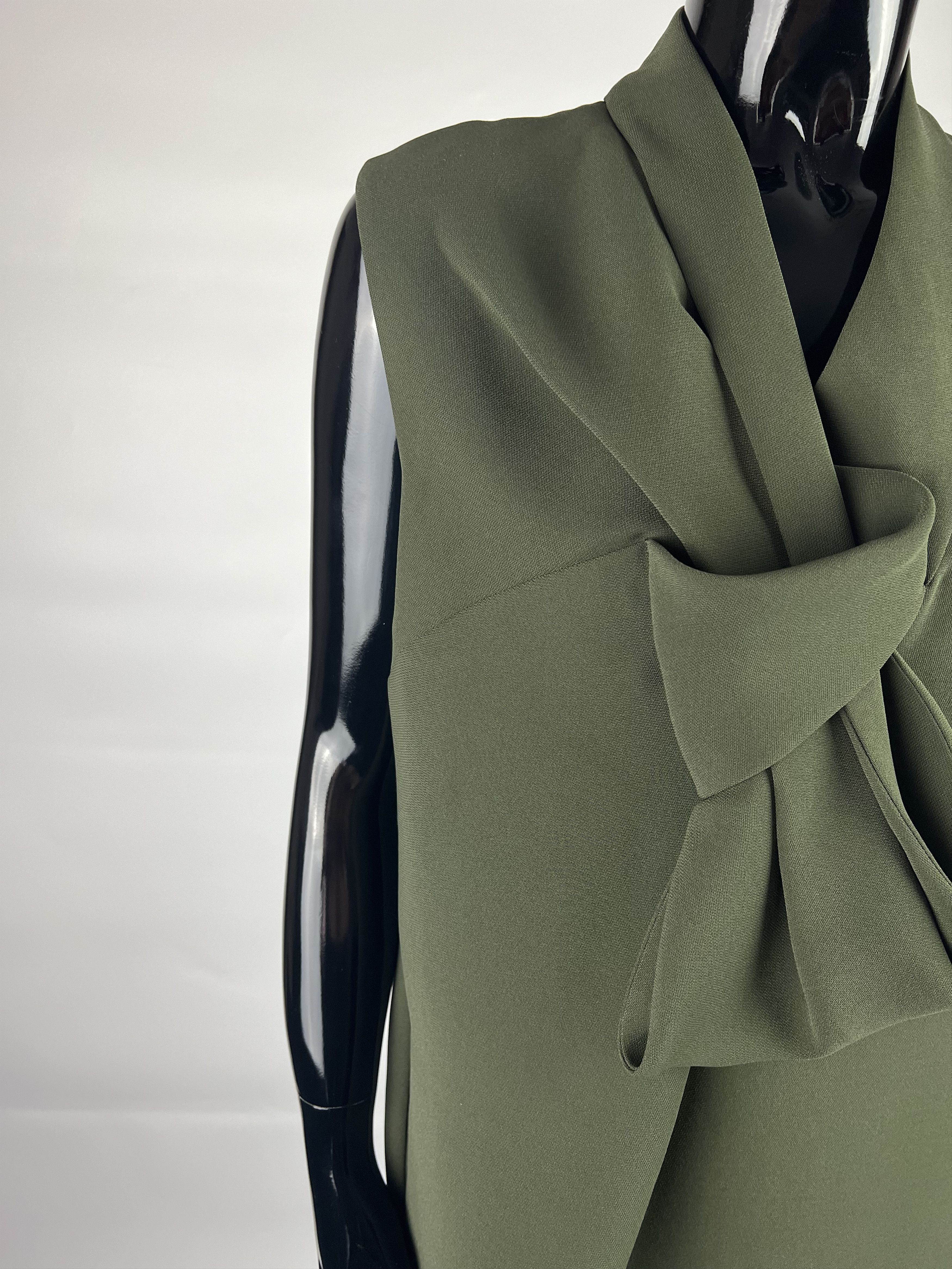 Cos COS Green Sleeveless Midi Dress Size EU38 Size M / US 6-8 / IT 42-44 - 3 Thumbnail