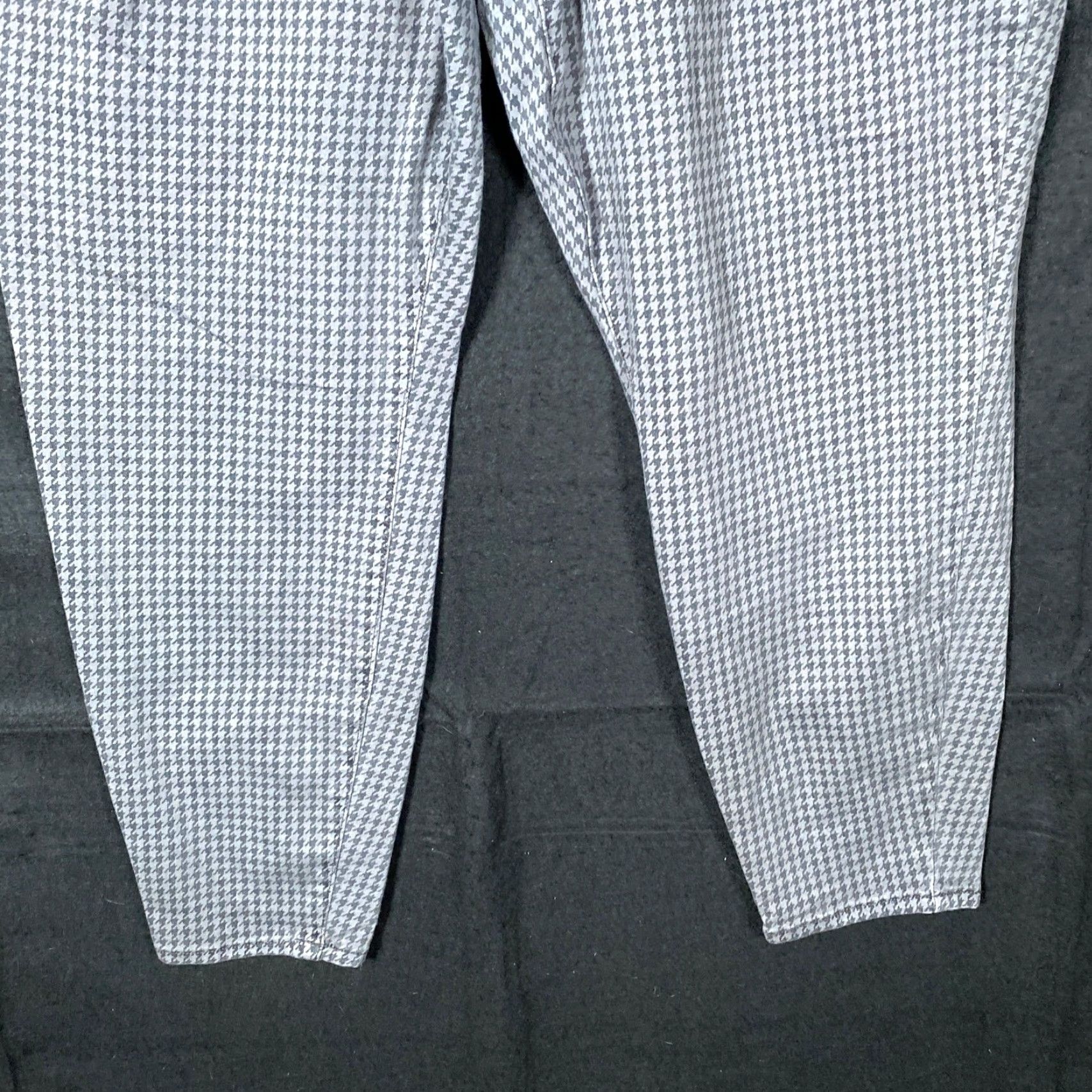 American Eagle Outfitters VINTAGE American Eagle Womens Pants Gray Herringbone Curvy High Rise Jegging Stretch 24 Size 27" / US 4 / IT 40 - 3 Thumbnail