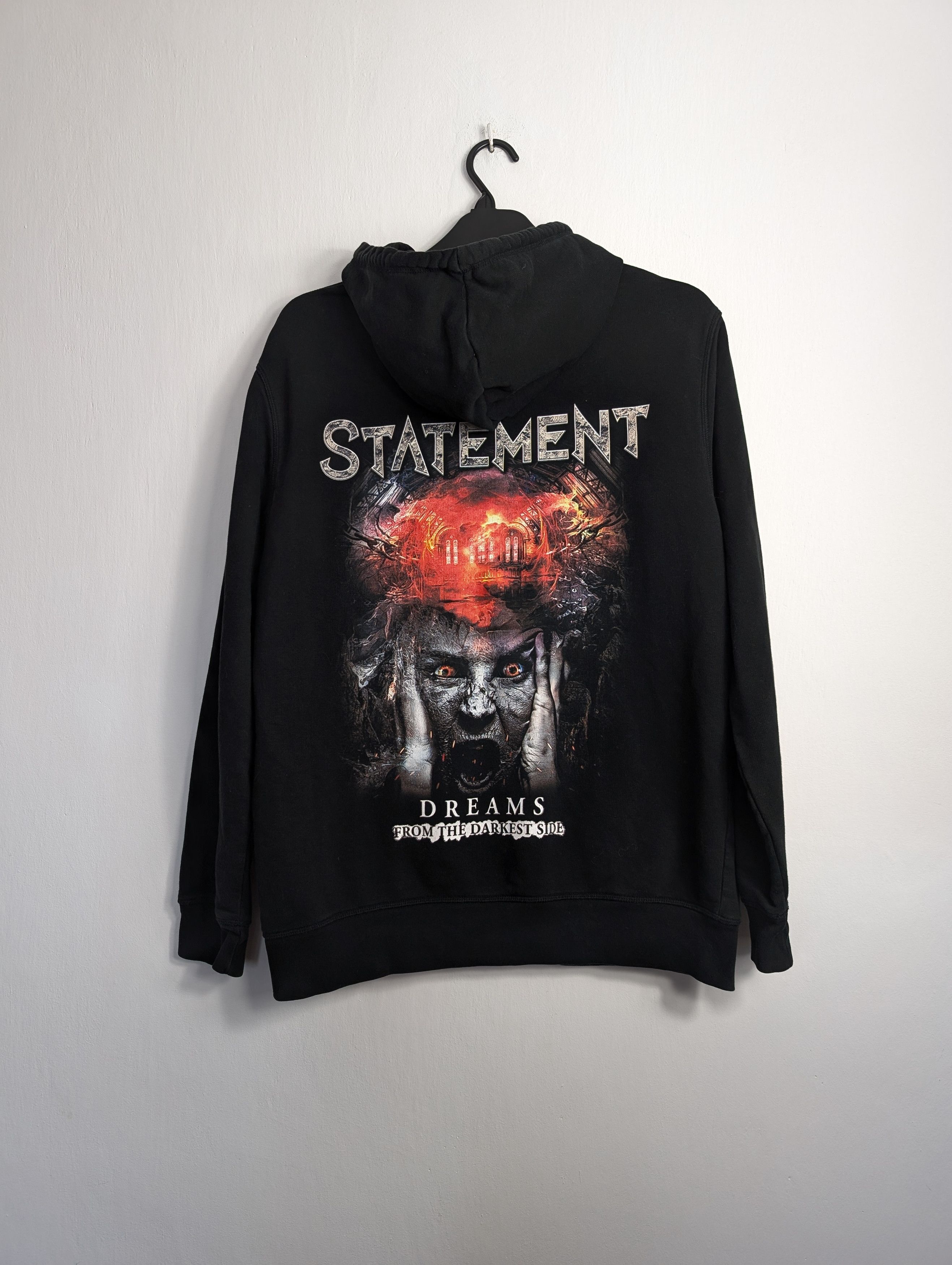 Band Tees × Meals Statement Black Zip Hoodie Hardrock Metal Album Cover Size US XXL / EU 58 / 5 - 1 Thumbnail