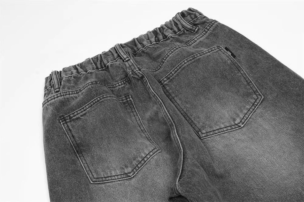 Japanese Brand × Jean Washed wide-leg loose casual distressed jeans Size US 32 / EU 48 - 5 Thumbnail