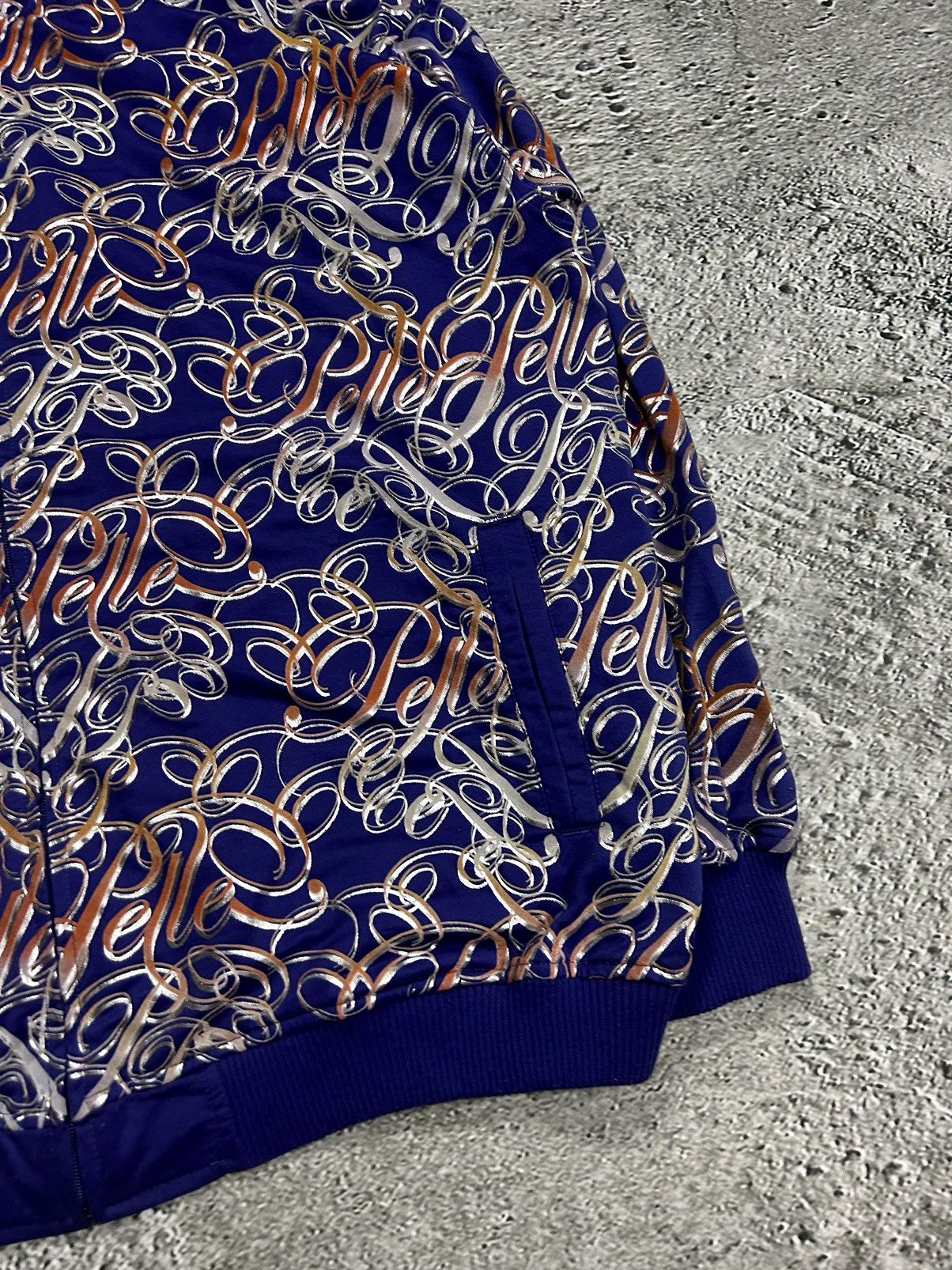 Pelle Pelle Pelle Pelle track jacket monogram big logo 90s purple Y2K Size US XXL / EU 58 / 5 - 5 Thumbnail
