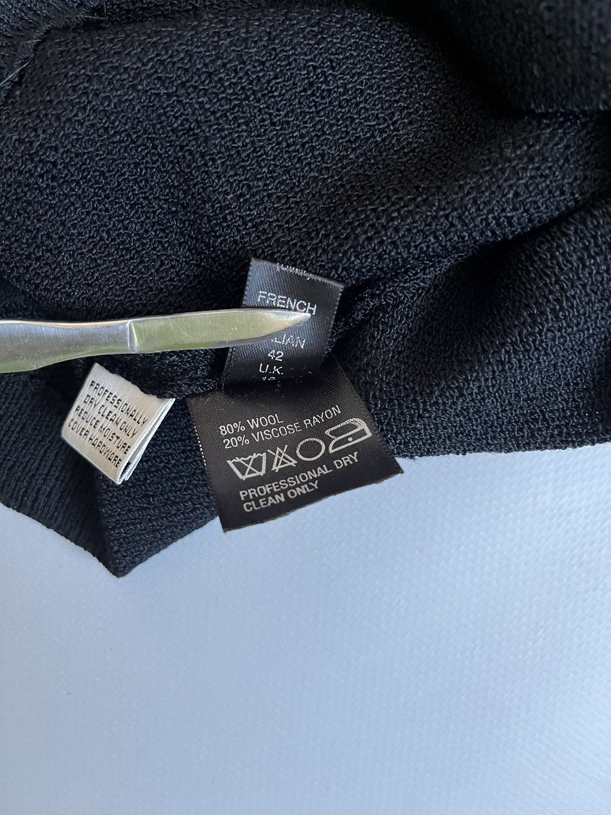 St. John ST.JOHN Collection Marie Gray Knit Wool Viscose Zip Jacket Size M / US 6-8 / IT 42-44 - 13 Thumbnail