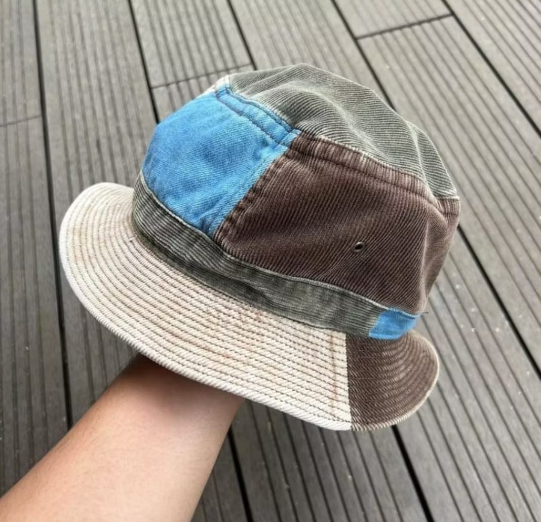 Kapital Kapital Colorblock Patchwork Bucket hats Size ONE SIZE - 5 Thumbnail