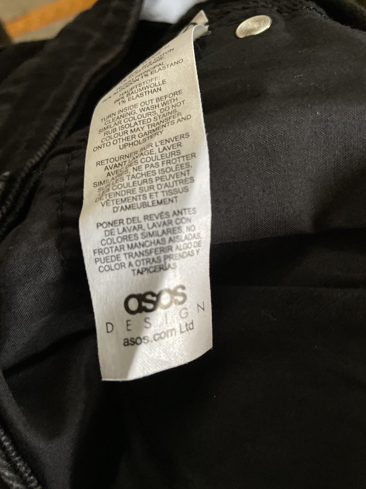 Asos × Vintage ASOS Design Black Denim Jean SHORTS Jorts 30 made in Egypt 🔥 Size US 30 / EU 46 - 9 Thumbnail