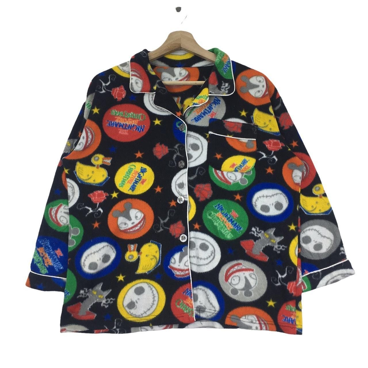 Vintage Vtg 90’ NIGHTMARE BEFORE CHRISTMAS Movie Film Jacket Size L / US 10 / IT 46 - 1 Thumbnail