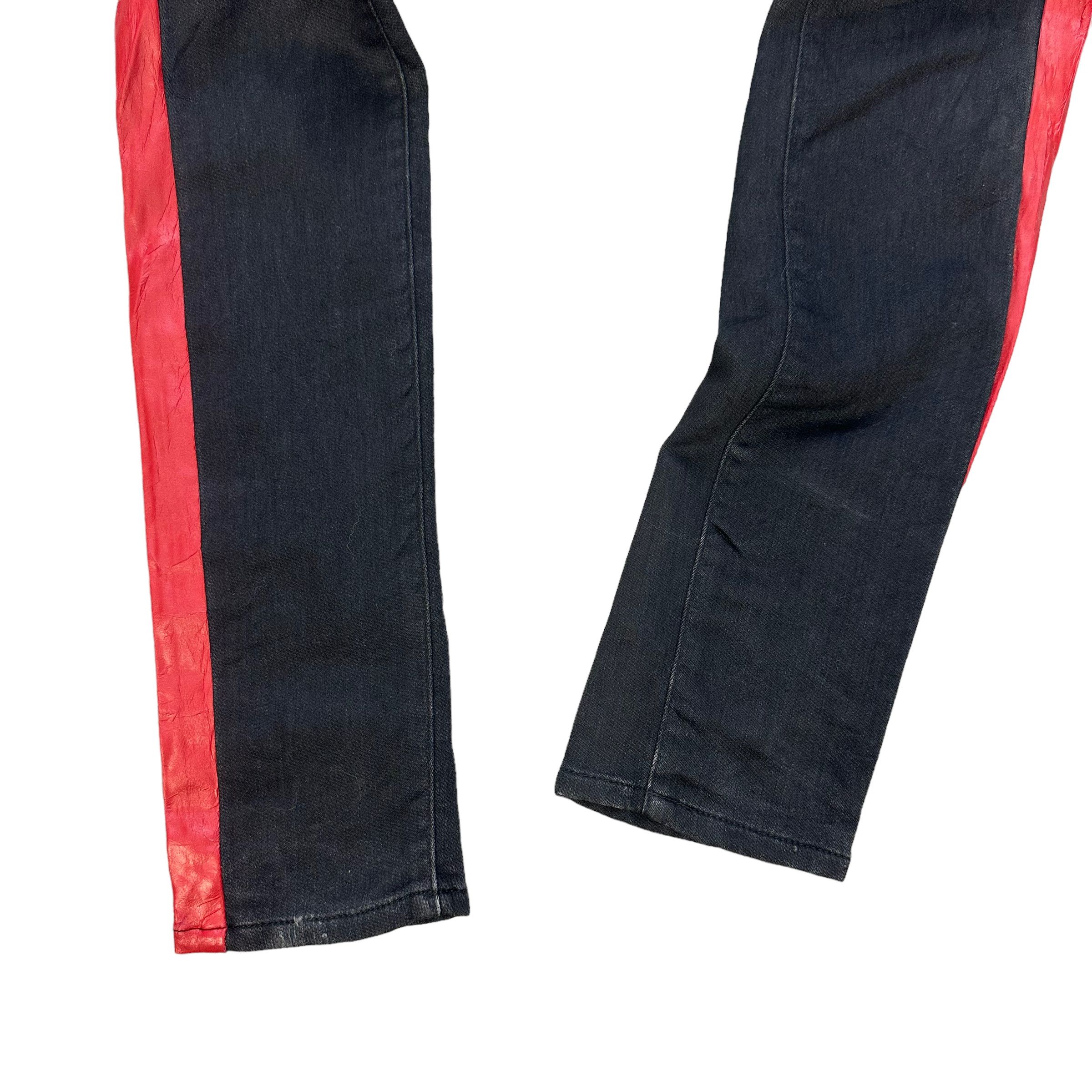 Japanese Brand BENNU JAPAN RED LINE SKINNY FIT PANT #7905-189 Size US 32 / EU 48 - 6 Thumbnail