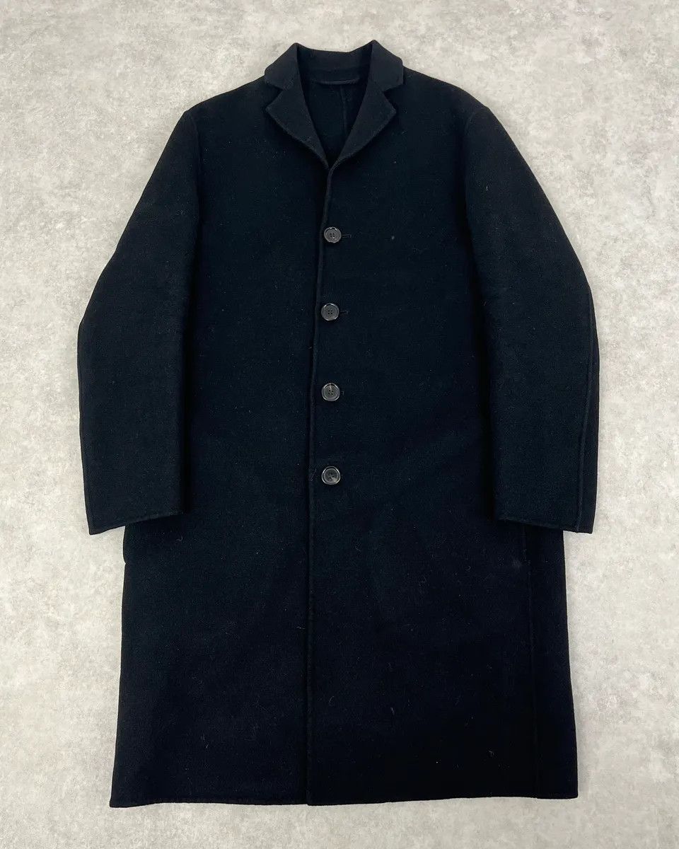 Acne Studios Acne Studios Black Charlie Wool Long Jacket Size US S / EU 44-46 / 1 - 1 Thumbnail