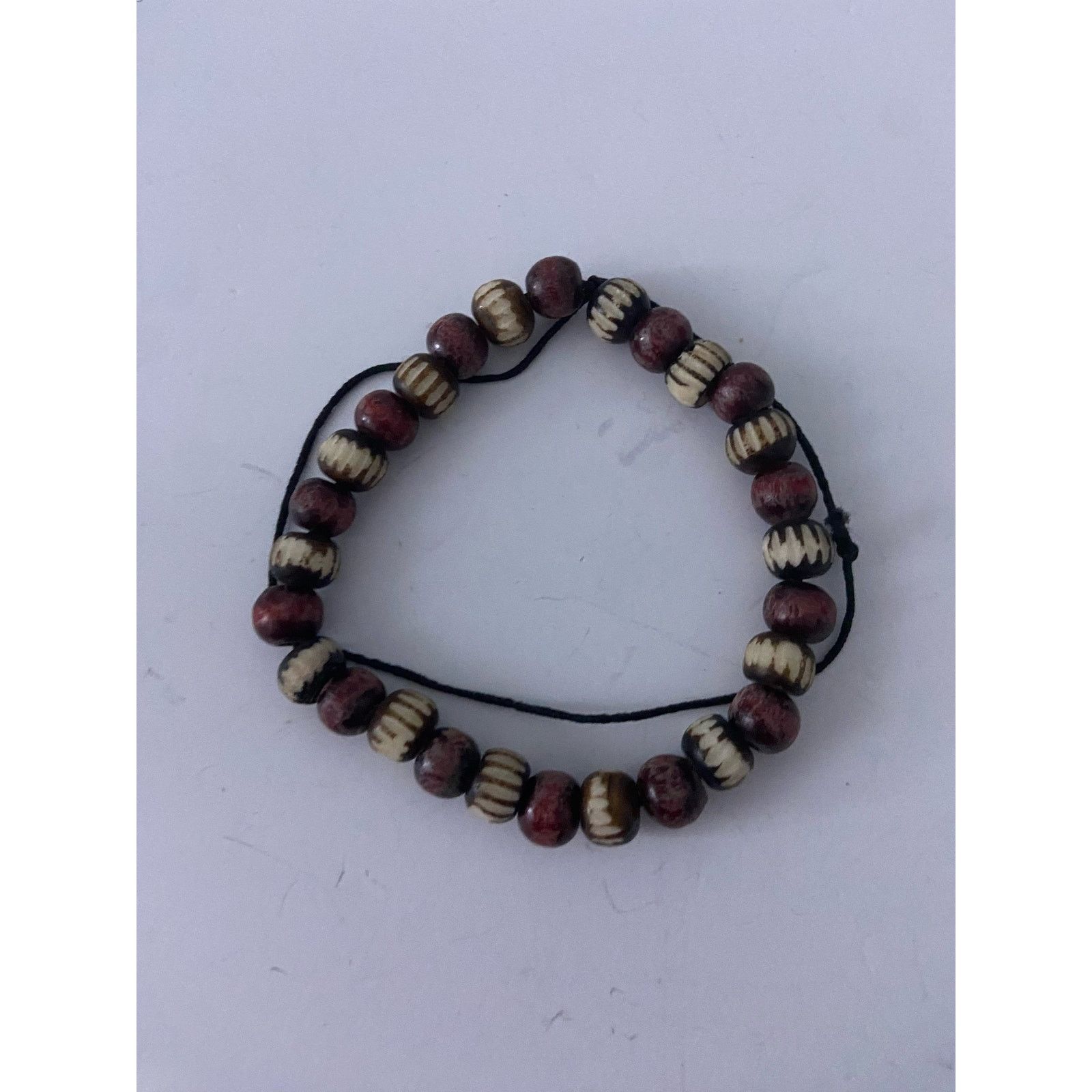 Handmade Handmade wooden bead bracelet Size ONE SIZE - 4 Thumbnail