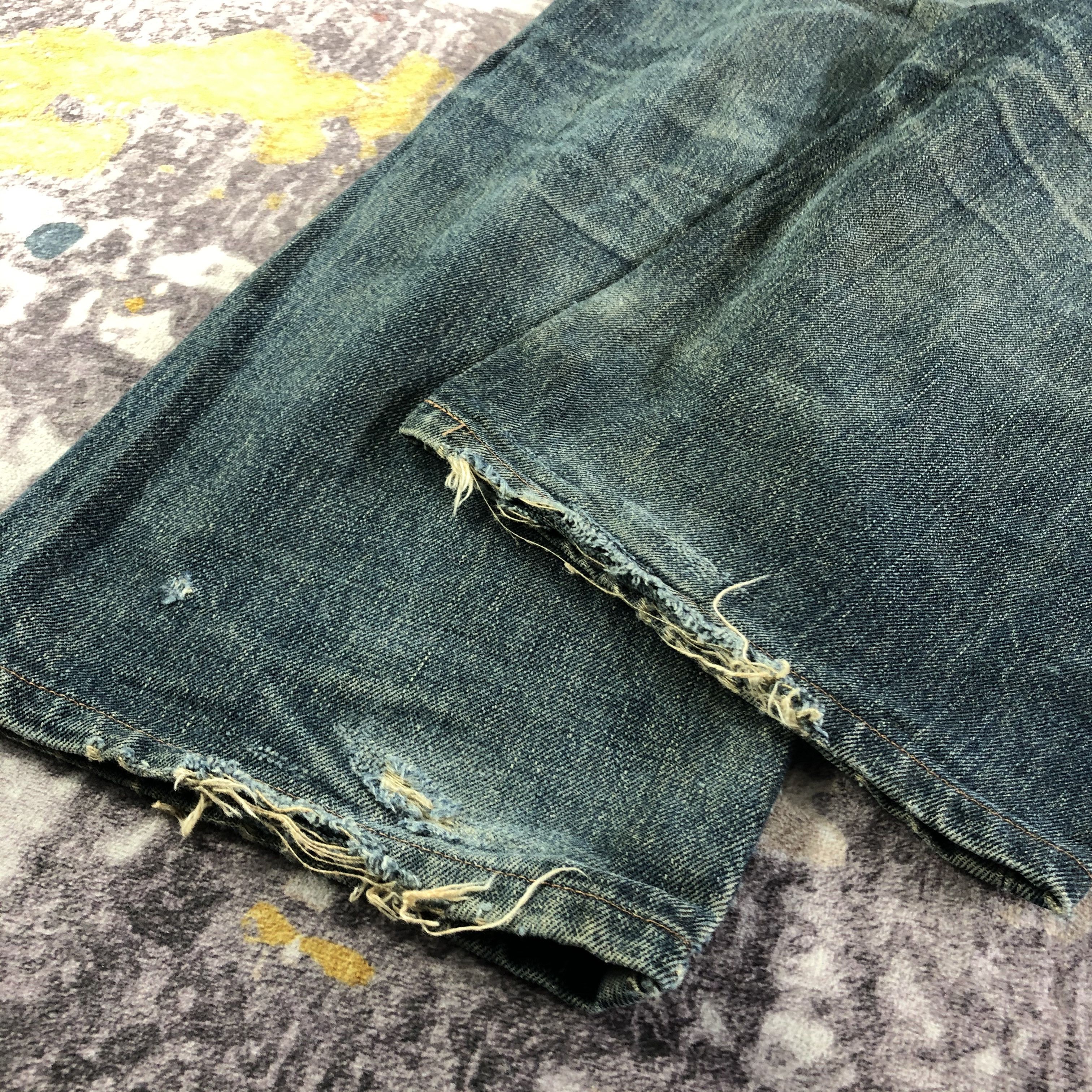 Edwin Vintage Blue Wash Edwin 505 Selvedge Jeans-JM3652 Size US 29 - 7 Thumbnail