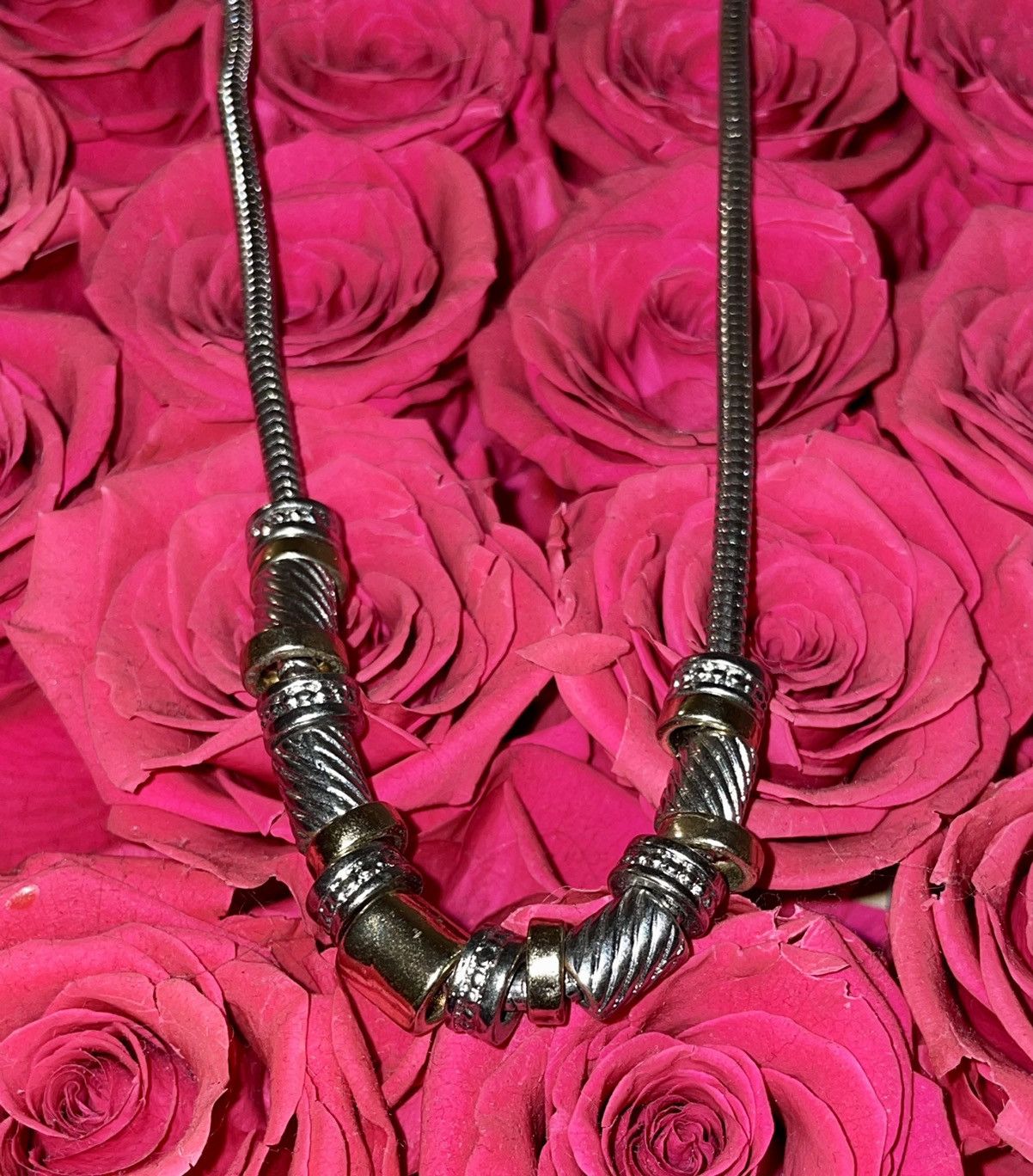 Vintage Estate Vintage Barrel Slide Necklace Size ONE SIZE - 1 Thumbnail
