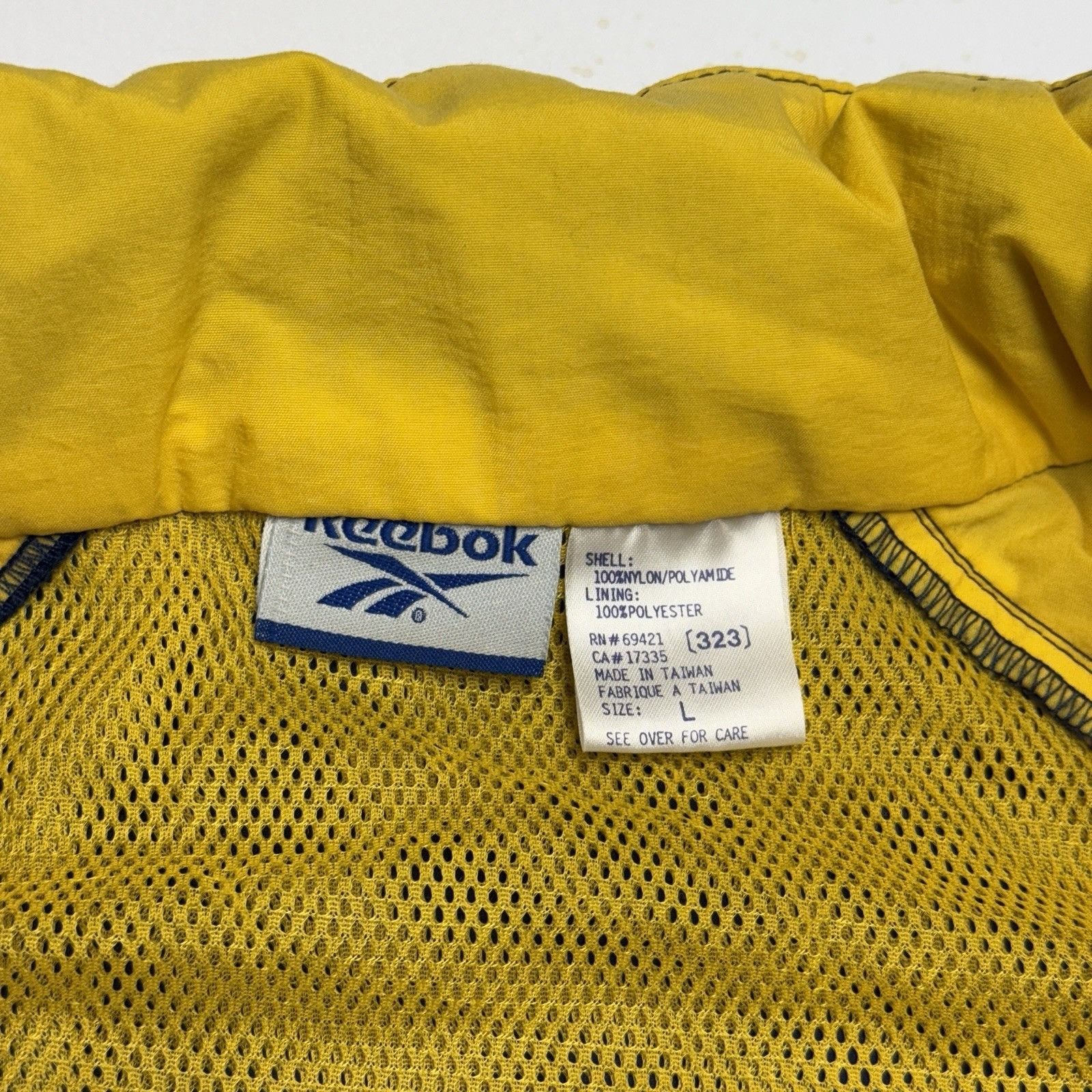 Reebok × Vintage Vintage Reebok Windbreaker Jacket Mens Large Half Zip Active Size US L / EU 52-54 / 3 - 6 Thumbnail