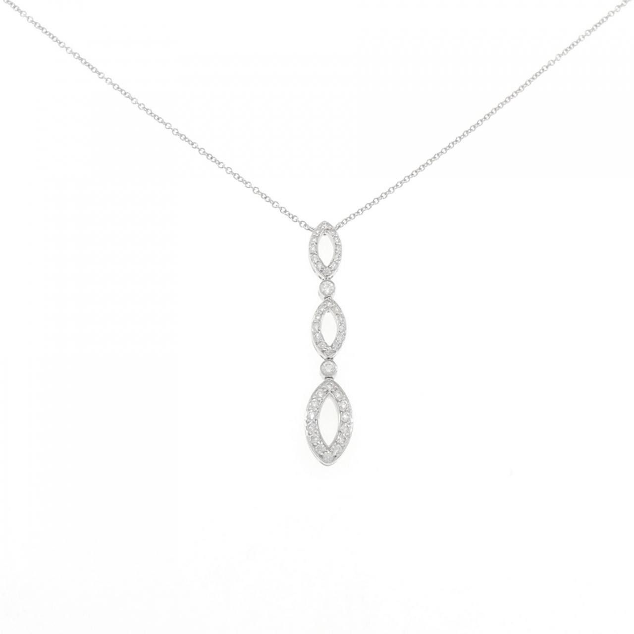 Tiffany & Co. Tiffany & Co. Tiffany Swing Platinum Diamond Necklace Metal Necklace DUTY FREE for USA Size ONE SIZE - 1 Thumbnail