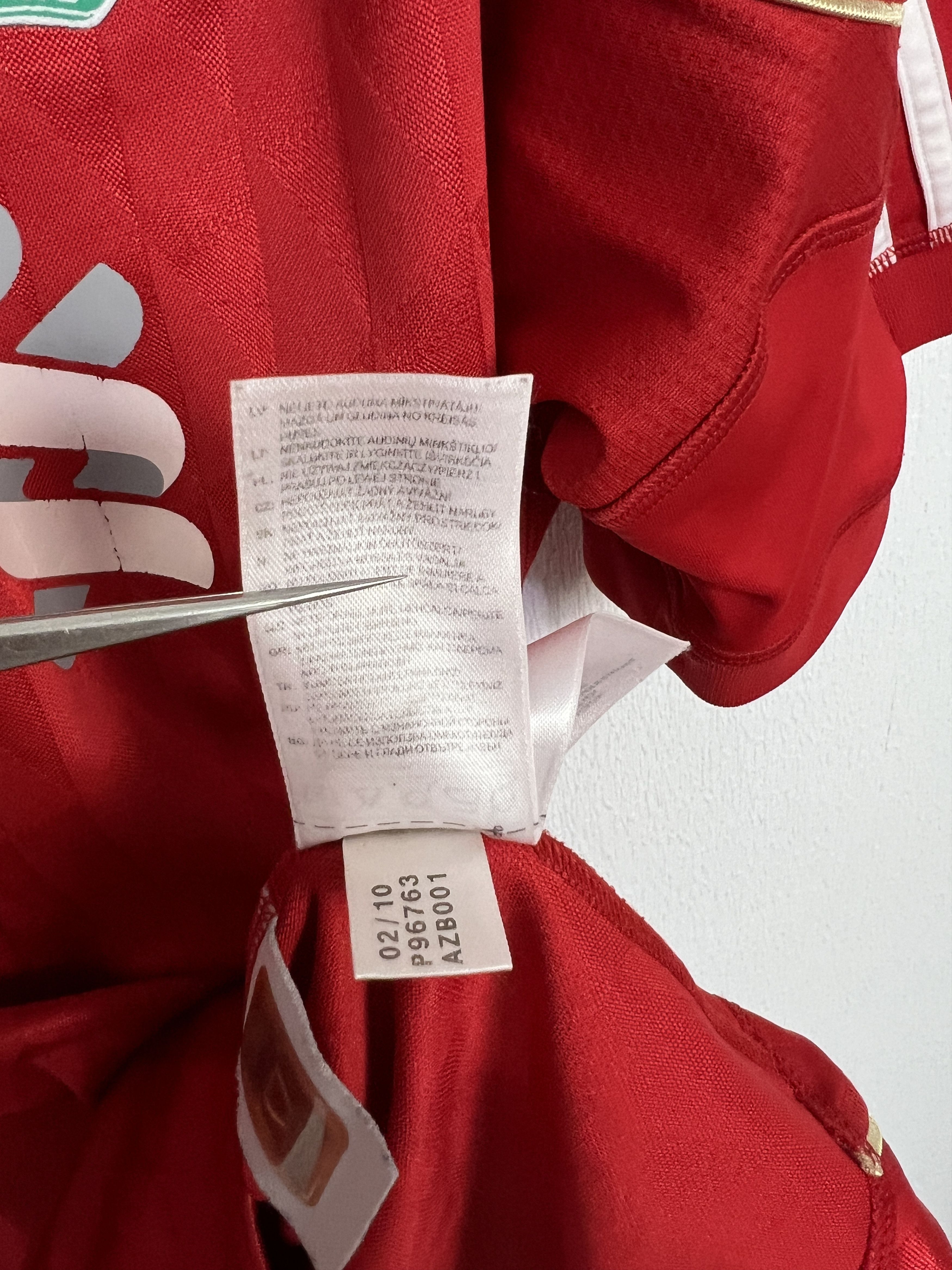 Adidas Liverpool Home football shirt 2010 Soccer Adidas #3 Enrique Size US XL / EU 56 / 4 - 16 Thumbnail