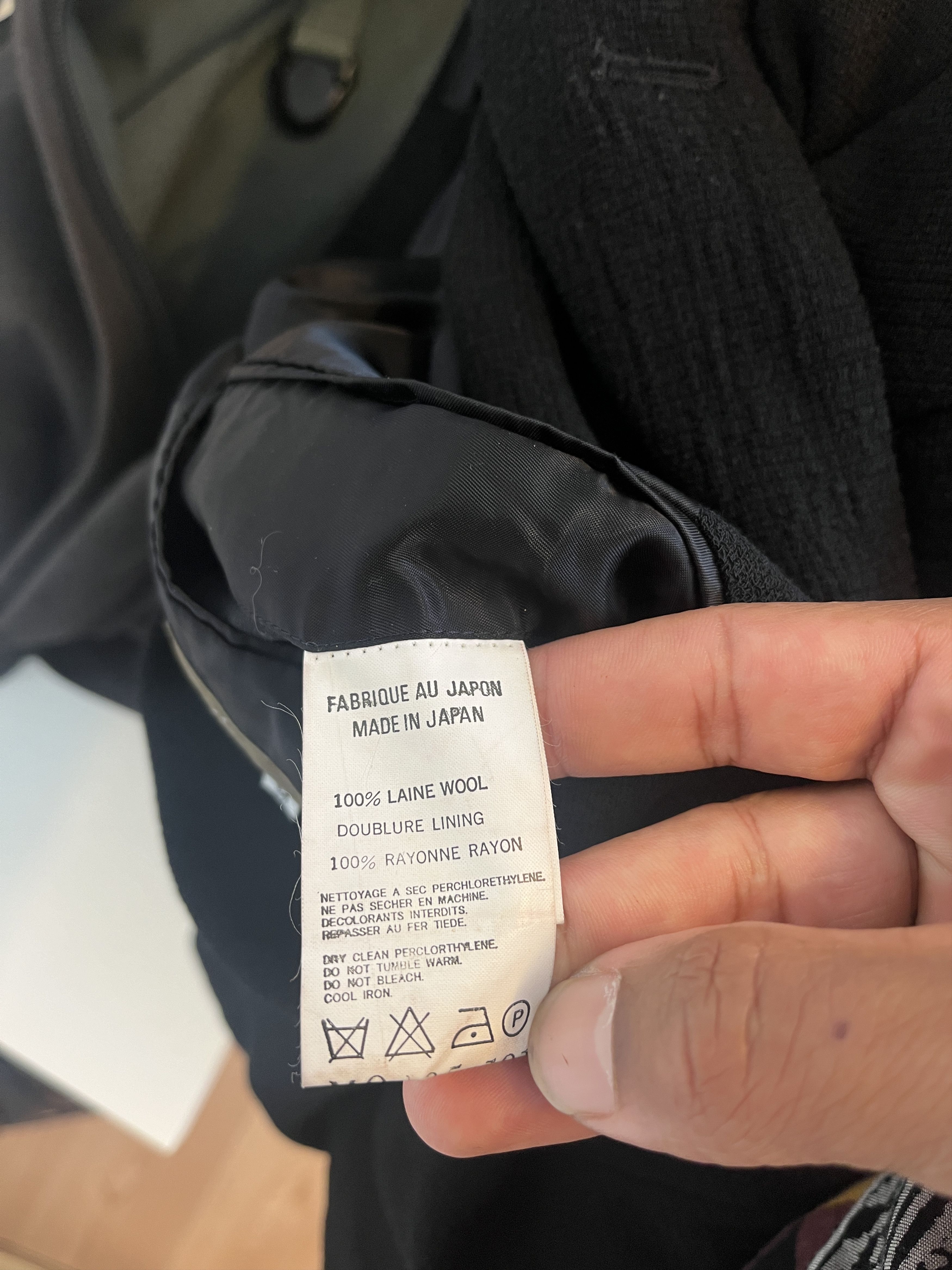 Yohji Yamamoto Y'S FULL CREPE SUIT Size 48L - 8 Thumbnail