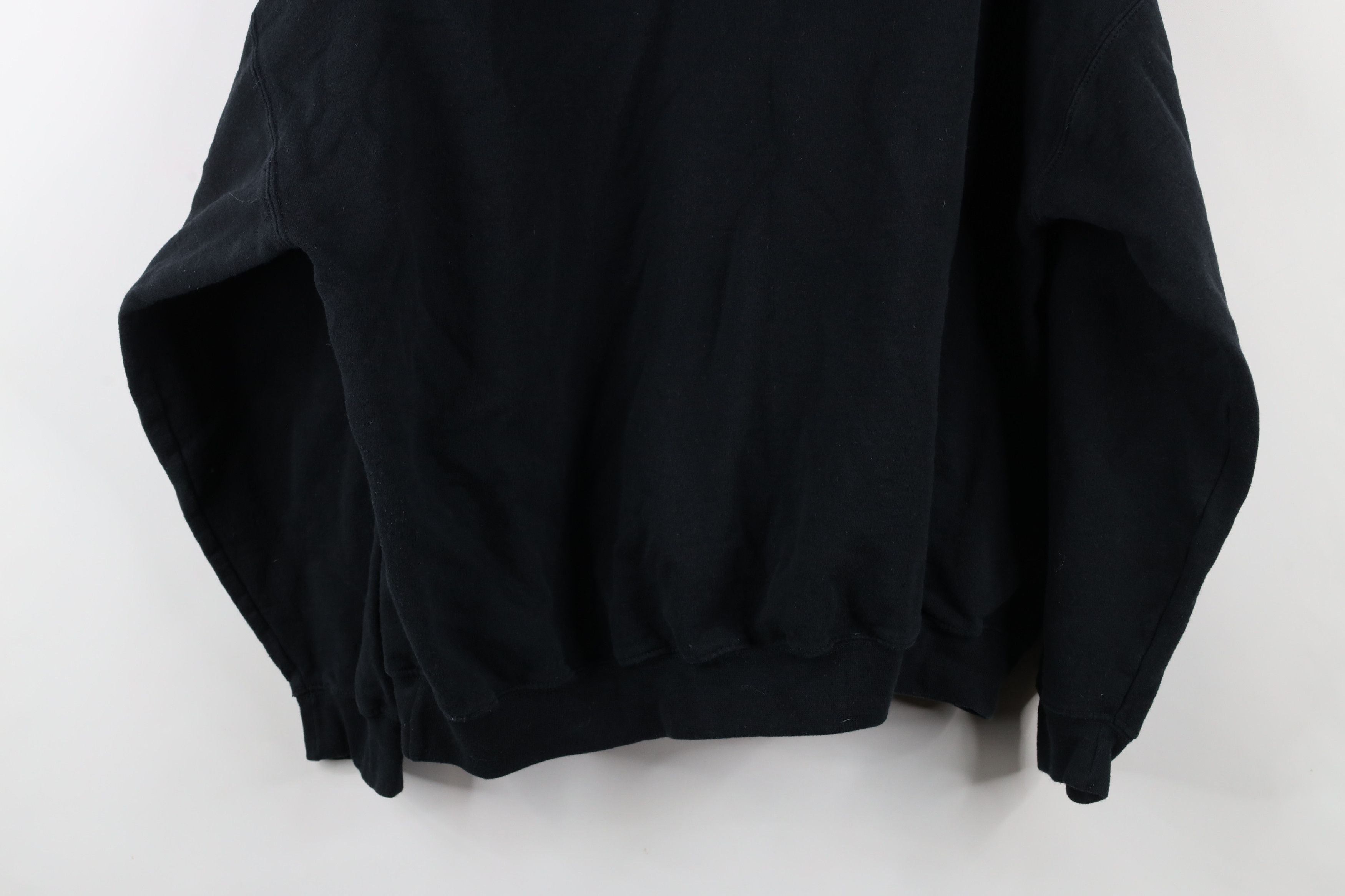 Vintage Vintage 90s Kappa Psi Fraternity Hoodie Sweatshirt Black Size US XL / EU 56 / 4 - 10 Thumbnail