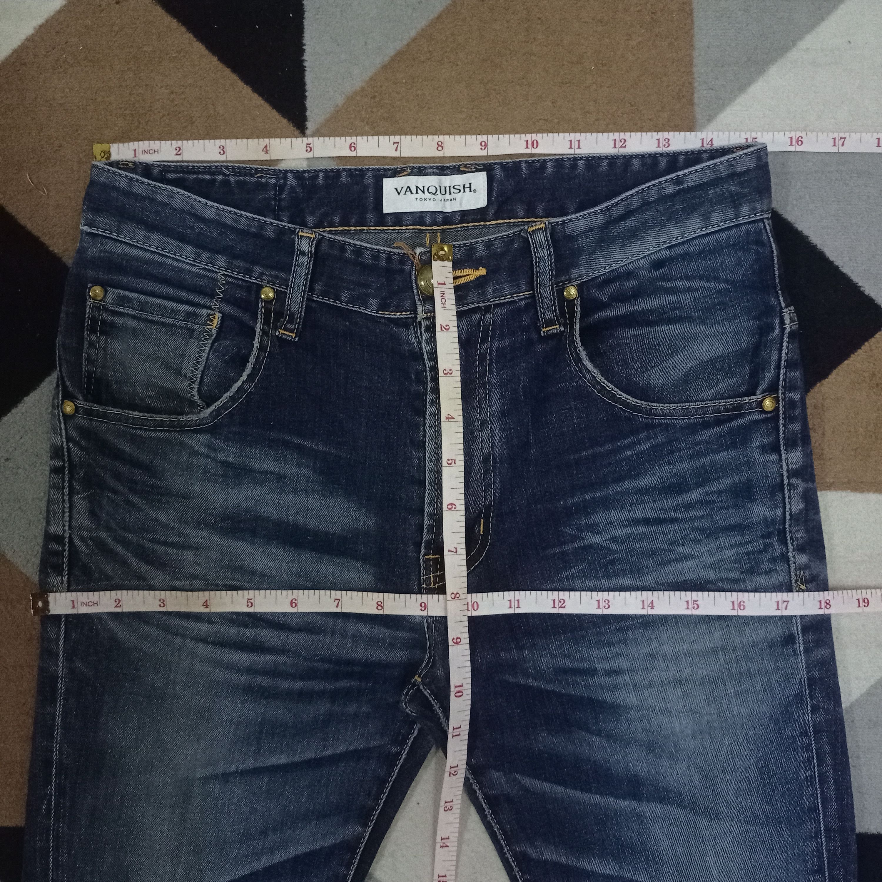 Japanese Brand × Vanquish Vintage Japanese Vanquish Skinny Punk Ripped Jeans 30x30 Size US 30 / EU 46 - 9 Thumbnail