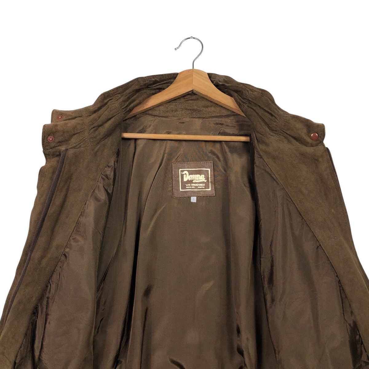 Genuine Leather 📌Vintage Fly Bomber Jacket Leather Danna Issey Miyake Size US M / EU 48-50 / 2 - 15 Thumbnail