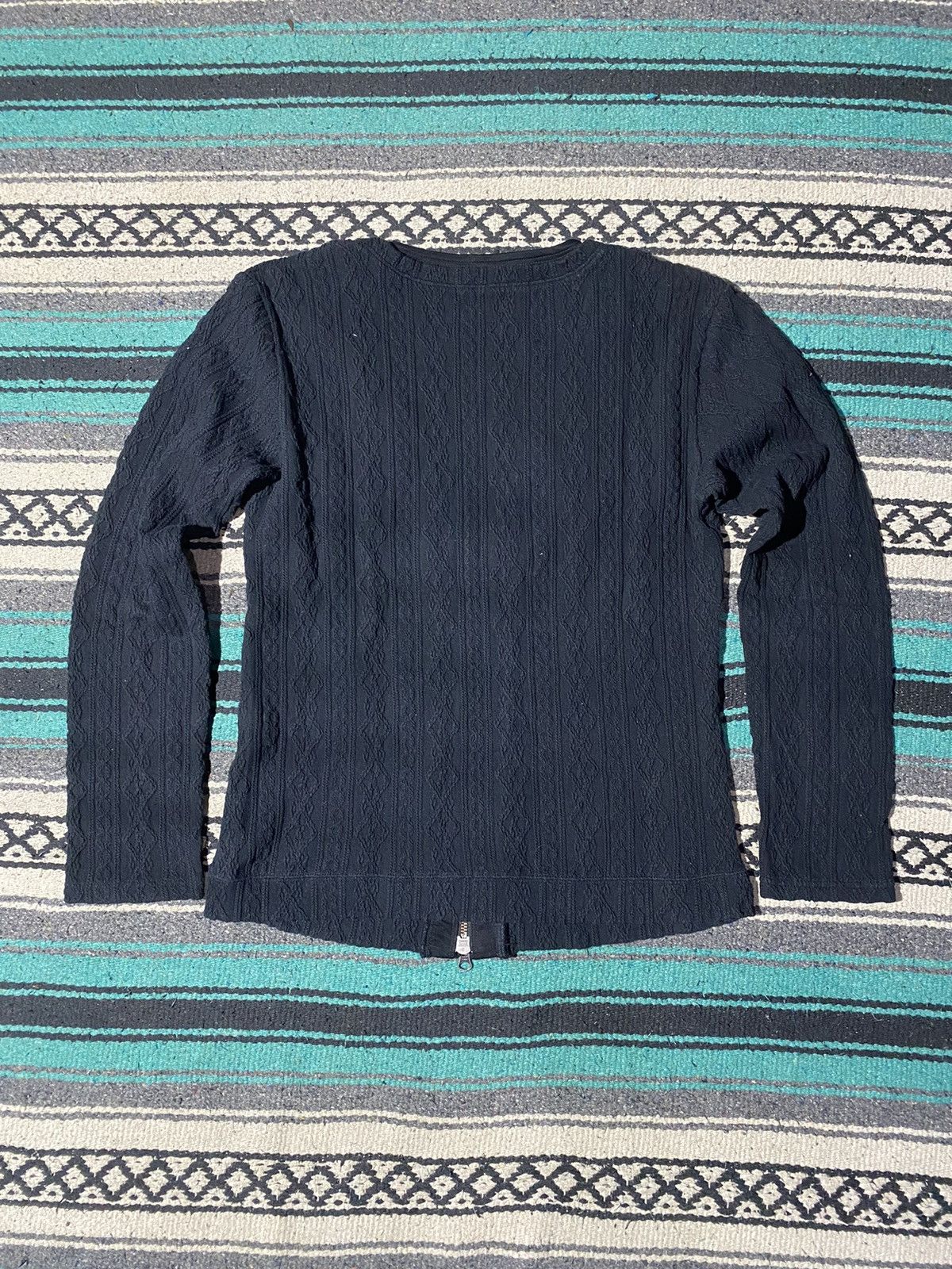 Tornado Mart 2000s Tornado Mart - Double Zip Pattern Cardigan Size US S / EU 44-46 / 1 - 3 Thumbnail