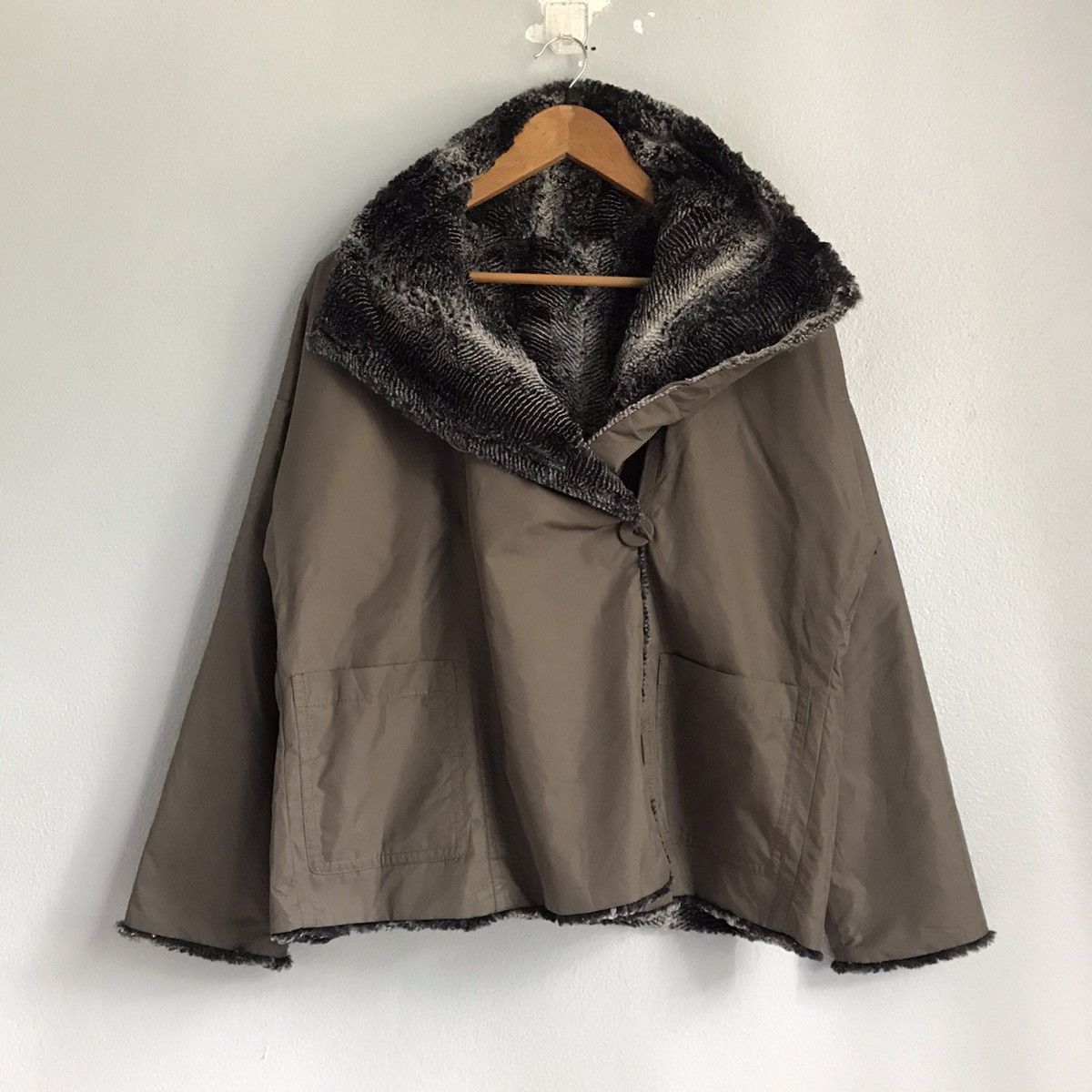 George V Paris Georges Rech Paris wool peacoat reversible jacket cape Size M / US 6-8 / IT 42-44 - 1 Thumbnail