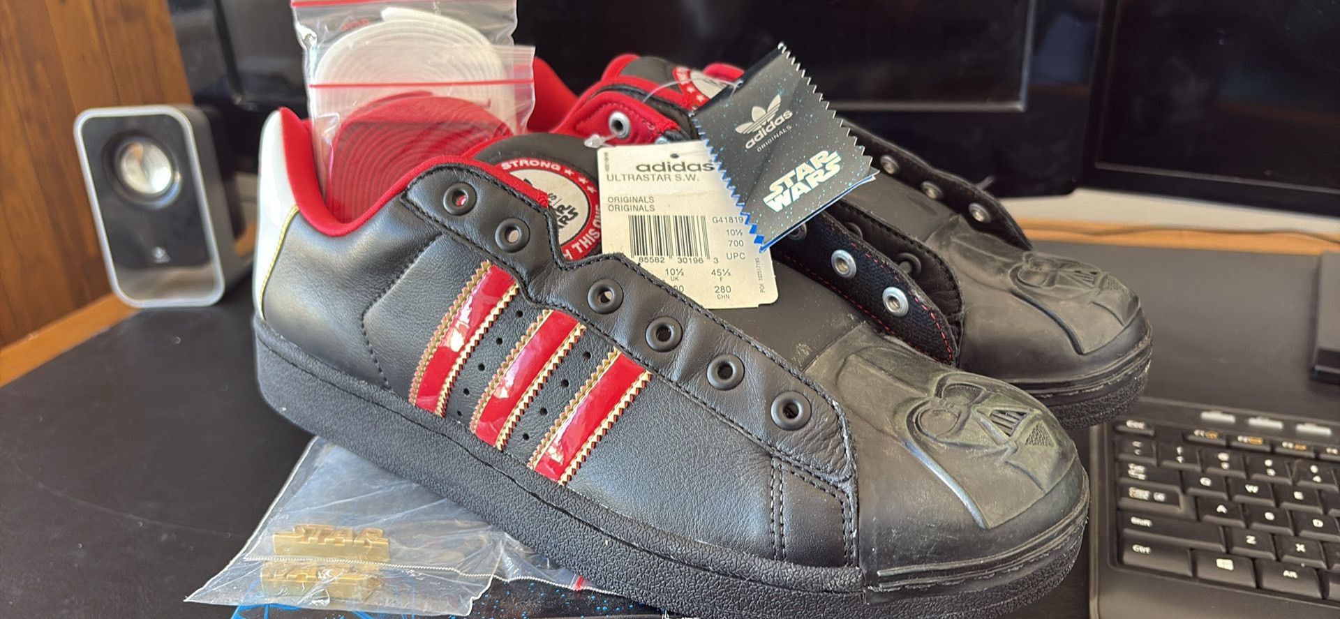 Adidas × Star Wars Adidas Star Wars Ultrastar S.W – Model G41819 – Size US 11 / EU 44 - 3 Thumbnail