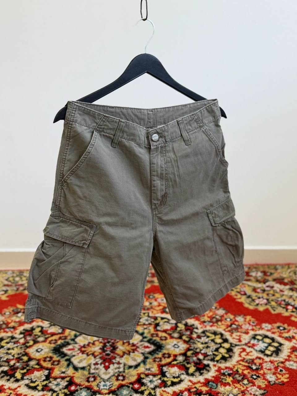Carhartt Vintage Carhartt Bermuda Cargo Multi-Zip Shorts Y2K Size US 30 / EU 46 - 4 Thumbnail