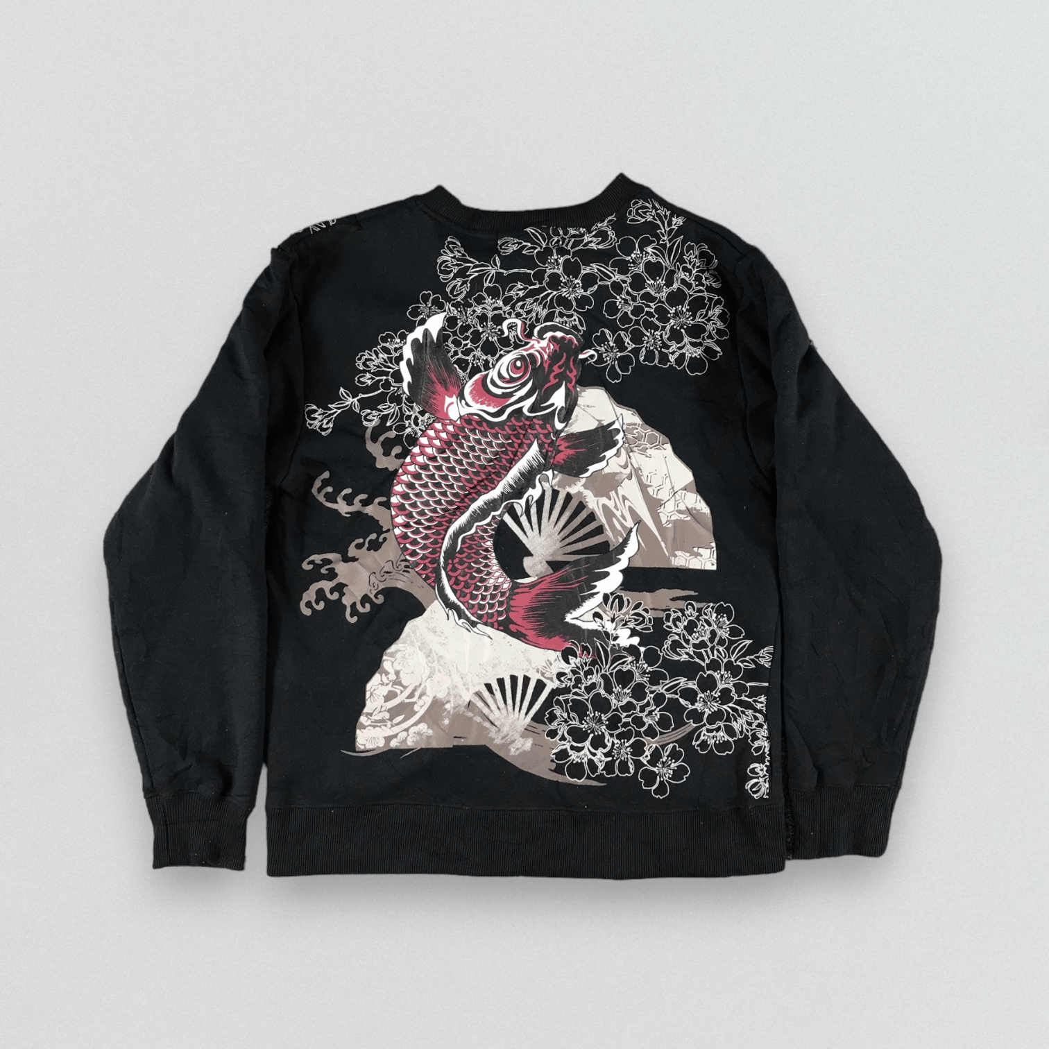 Japanese Brand Japanese Brand Koi Fish Sweatshirt F148 Size US M / EU 48-50 / 2 - 2 Thumbnail