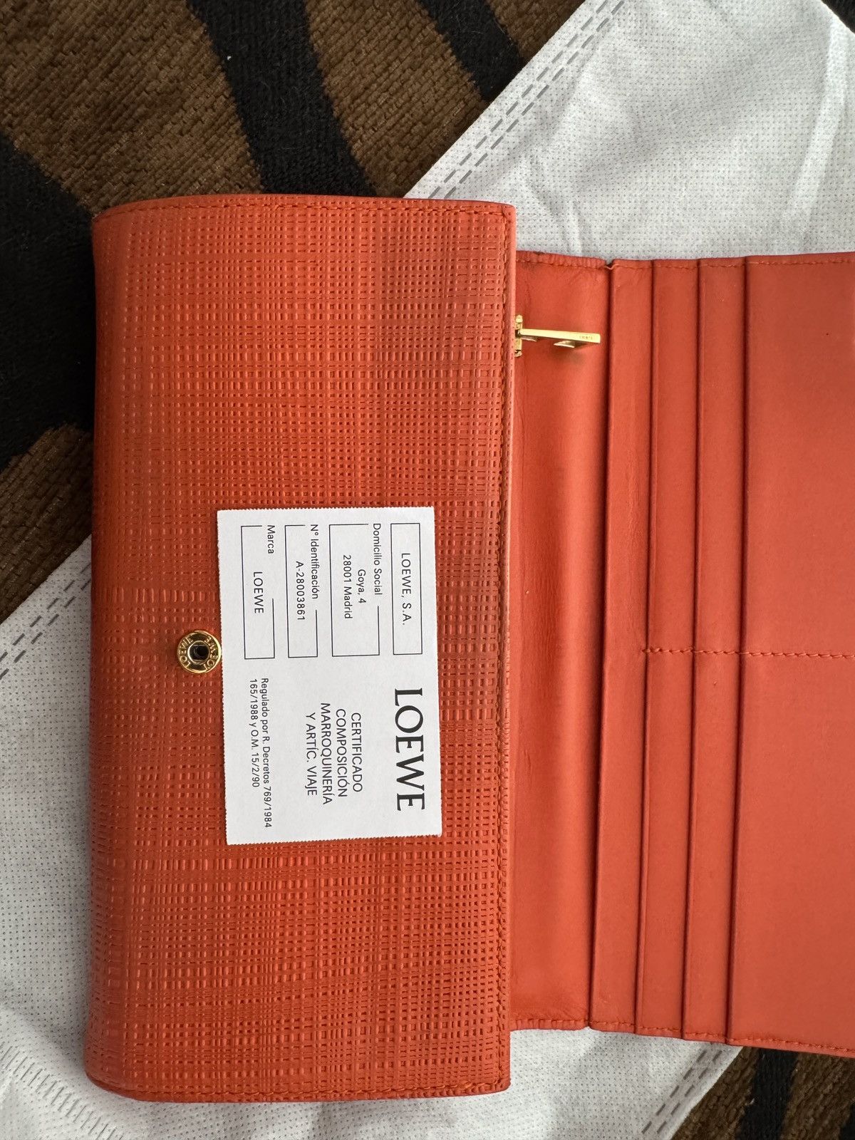 Loewe Loewe long wallet with COA Size ONE SIZE - 11 Thumbnail