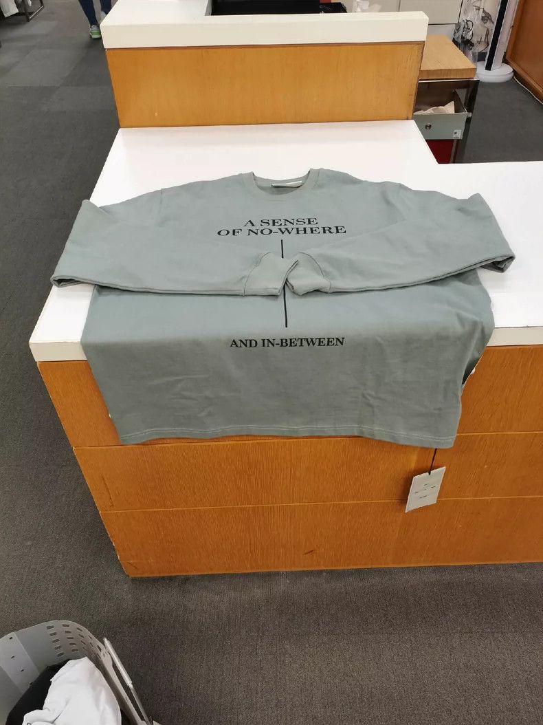 Song For The Mute thick loose long-sleeve T-shirt