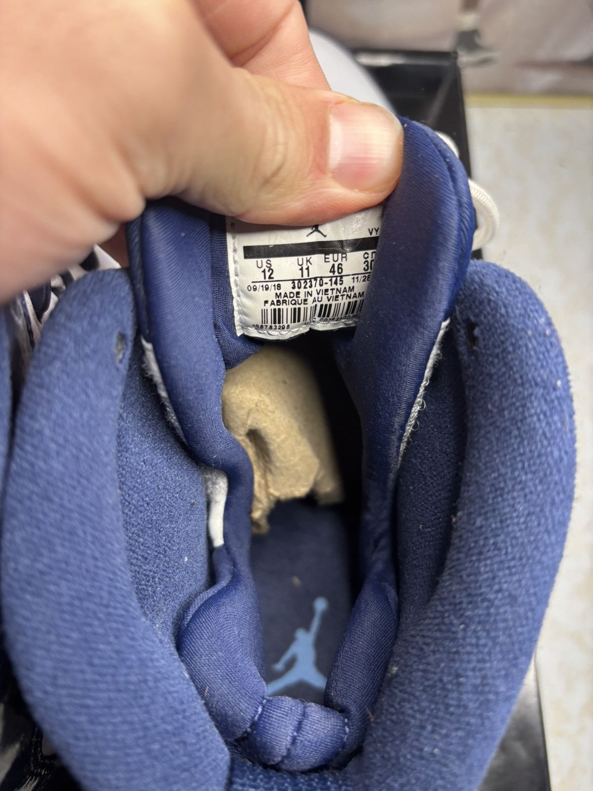 Jordan Brand Jordan Retro 9 ‘university blue’ Size US 12 / EU 45 - 6 Thumbnail