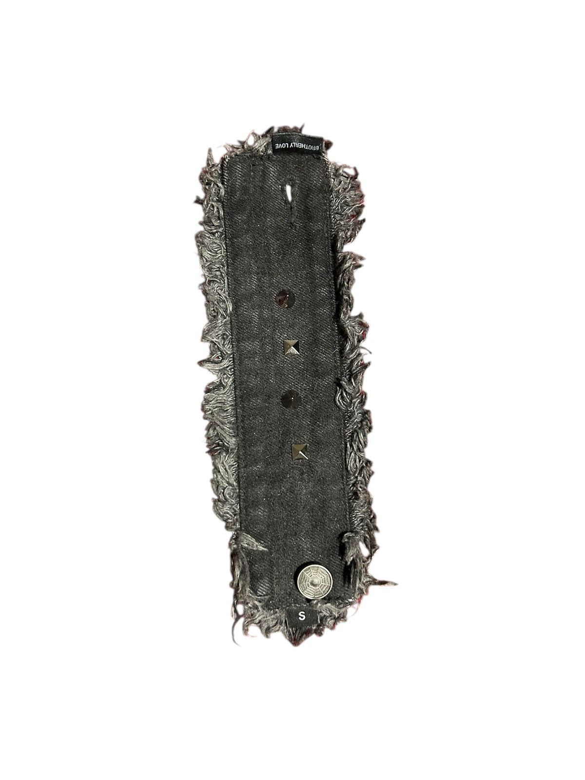 Brotherly Love Spiked Denim Bracelet Size ONE SIZE - 4 Thumbnail