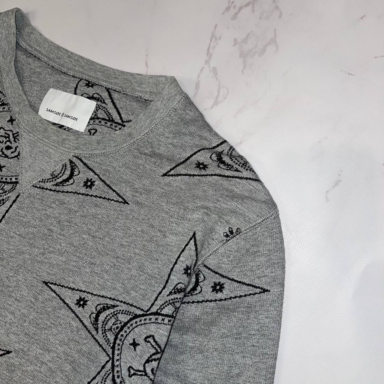 Samsoe Samsoe Samsøe & Samsøe sweather logo skull knitweat size L Size US L / EU 52-54 / 3 - 6 Thumbnail