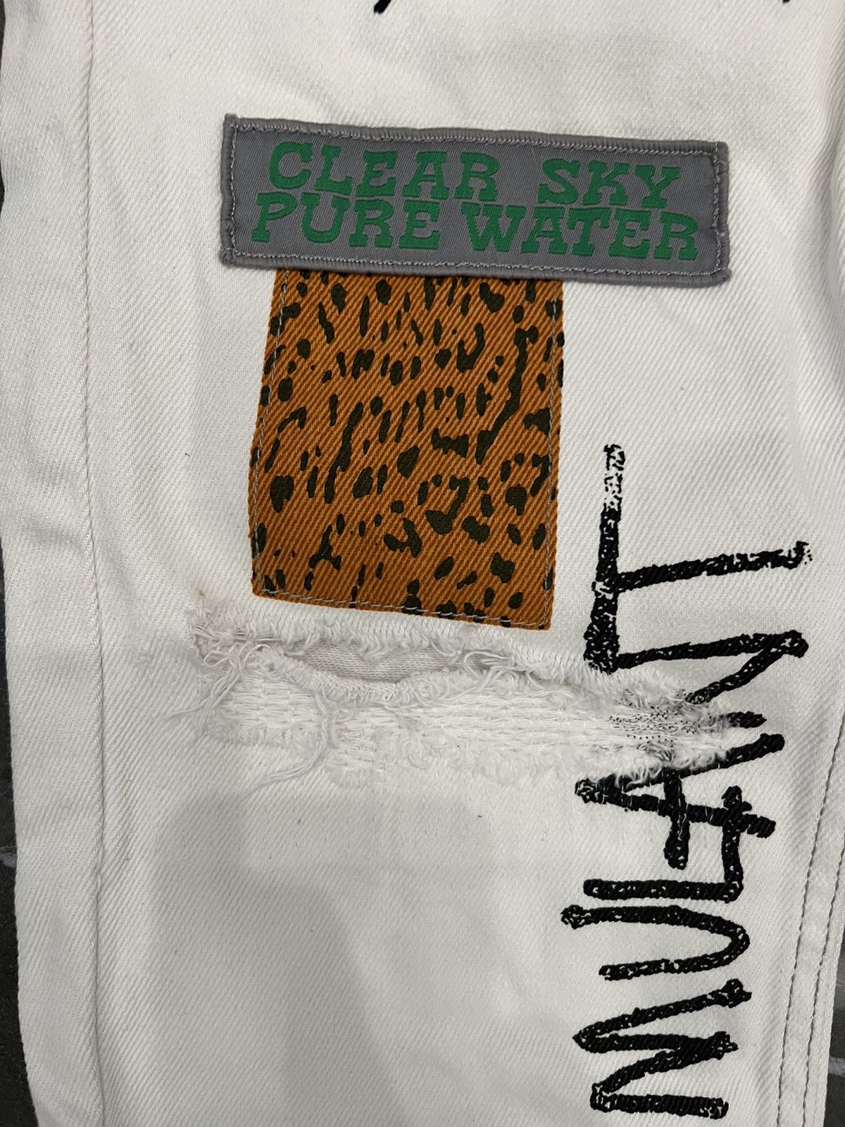 Ksubi Ksubi Chitch Retox White Denim Jeans RARE Size US 34 / EU 50 - 2 Thumbnail
