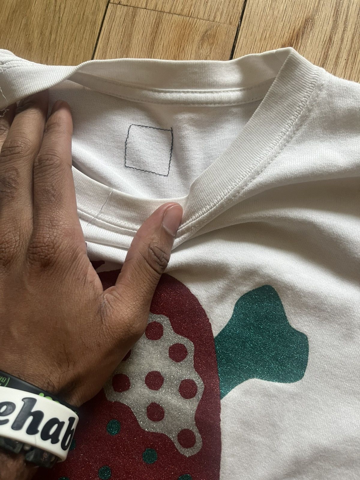 Undercover SS01 ‘Chaotic Discord’ Strawberry Bones Size US M / EU 48-50 / 2 - 2 Thumbnail