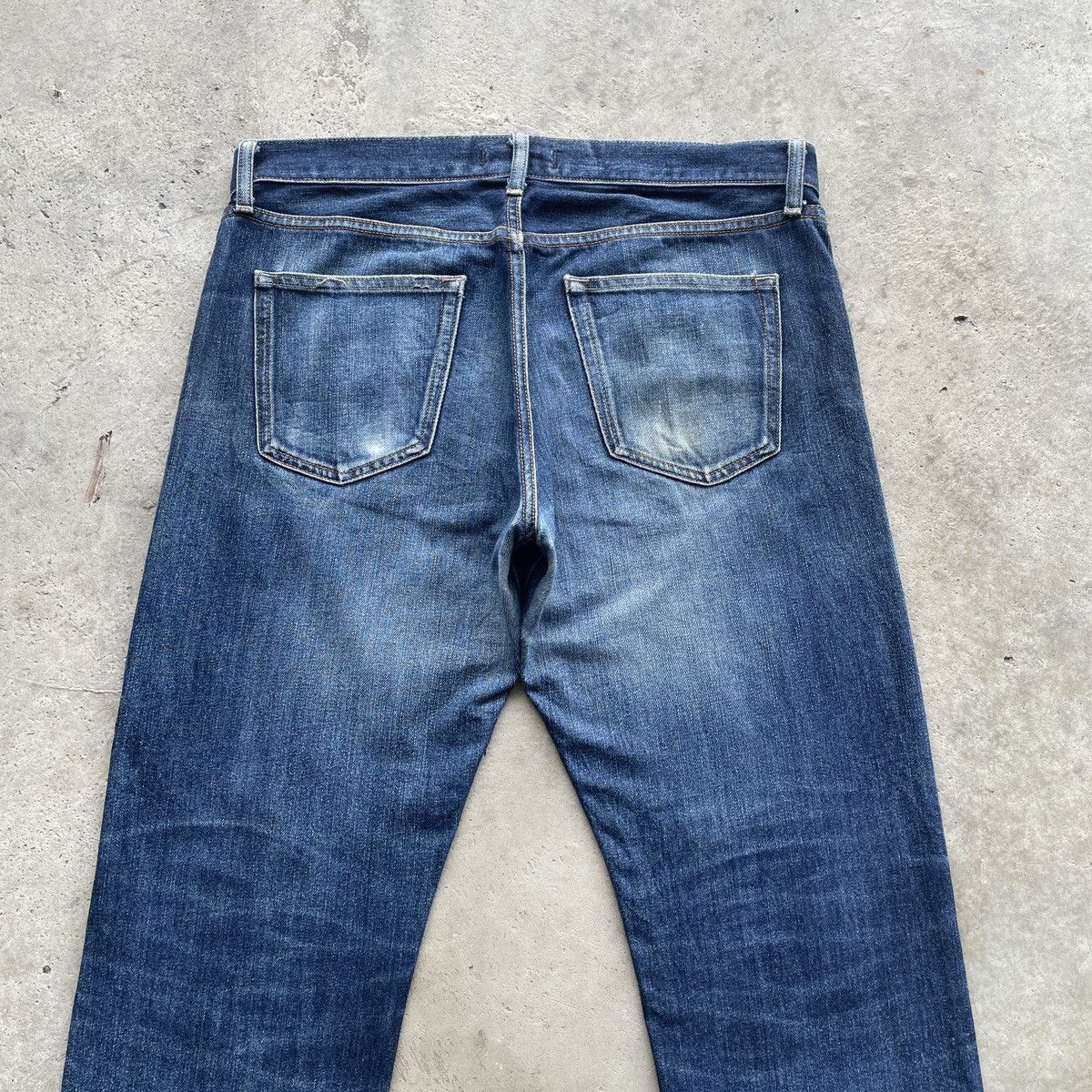 Japanese Brand W34x28.5 Vintage Japanese Faded Denim Pants Jeans Size US 34 / EU 50 - 8 Thumbnail