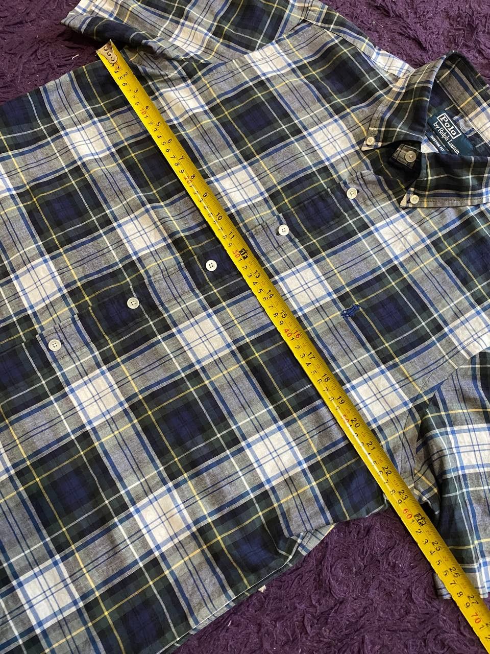 Polo Ralph Lauren Vintage Polo Ralph Lauren Custom Fit Button Up Shirt Size L Size US L / EU 52-54 / 3 - 6 Thumbnail
