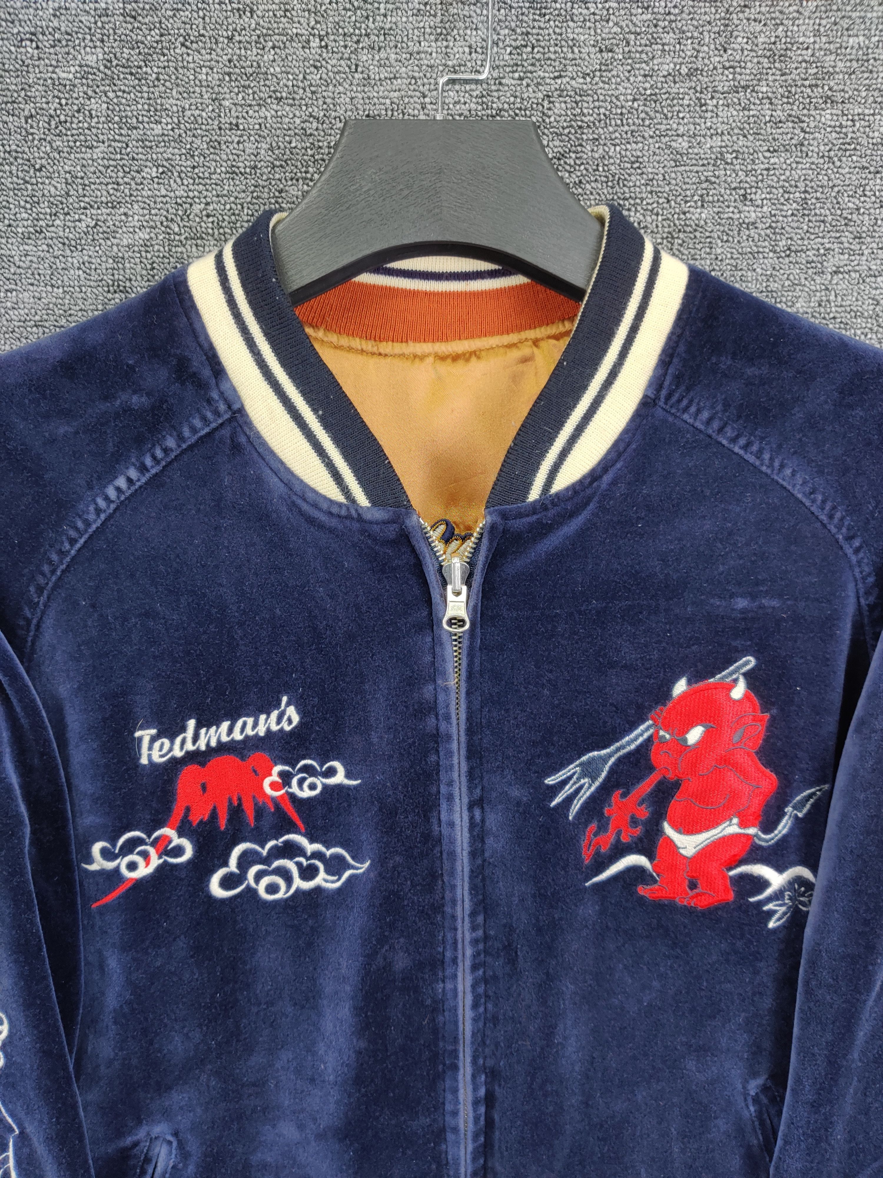 Tedman Vintage Tedman Sukajan Reversible Embroidery Velvet Jacket Size US L / EU 52-54 / 3 - 5 Thumbnail