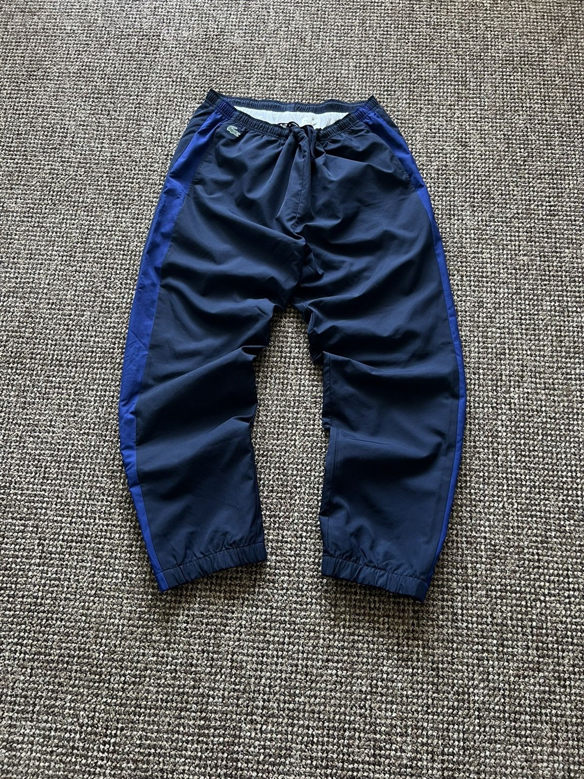 Vintage Lacoste Track Pants Sportswear Size XXL Drill