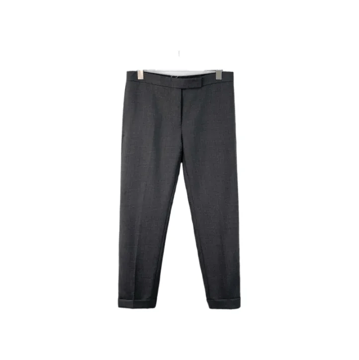 Thom Browne Thom Browne Grey Wool Casual Trousers Size US 31 - 1 Thumbnail