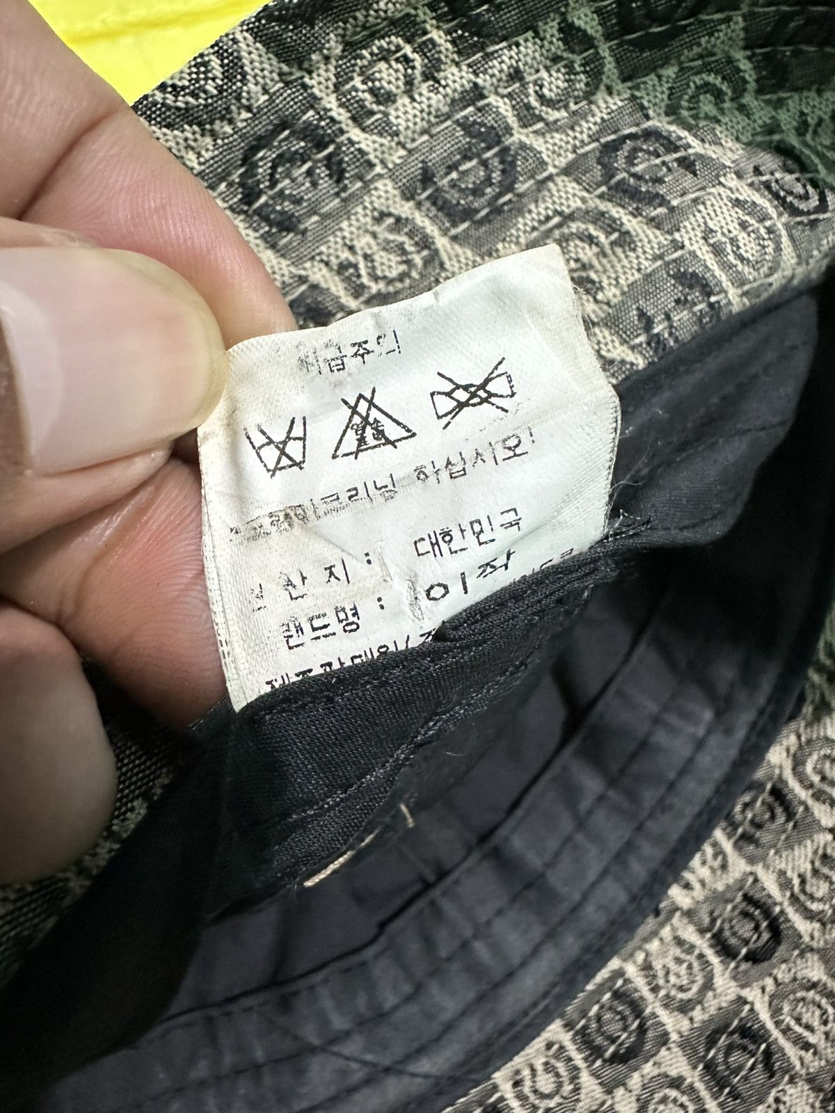 Yohji Yamamoto Yohji Yamamoto Sacsny Y's accs Bucket Hat Monogram Size ONE SIZE - 10 Thumbnail