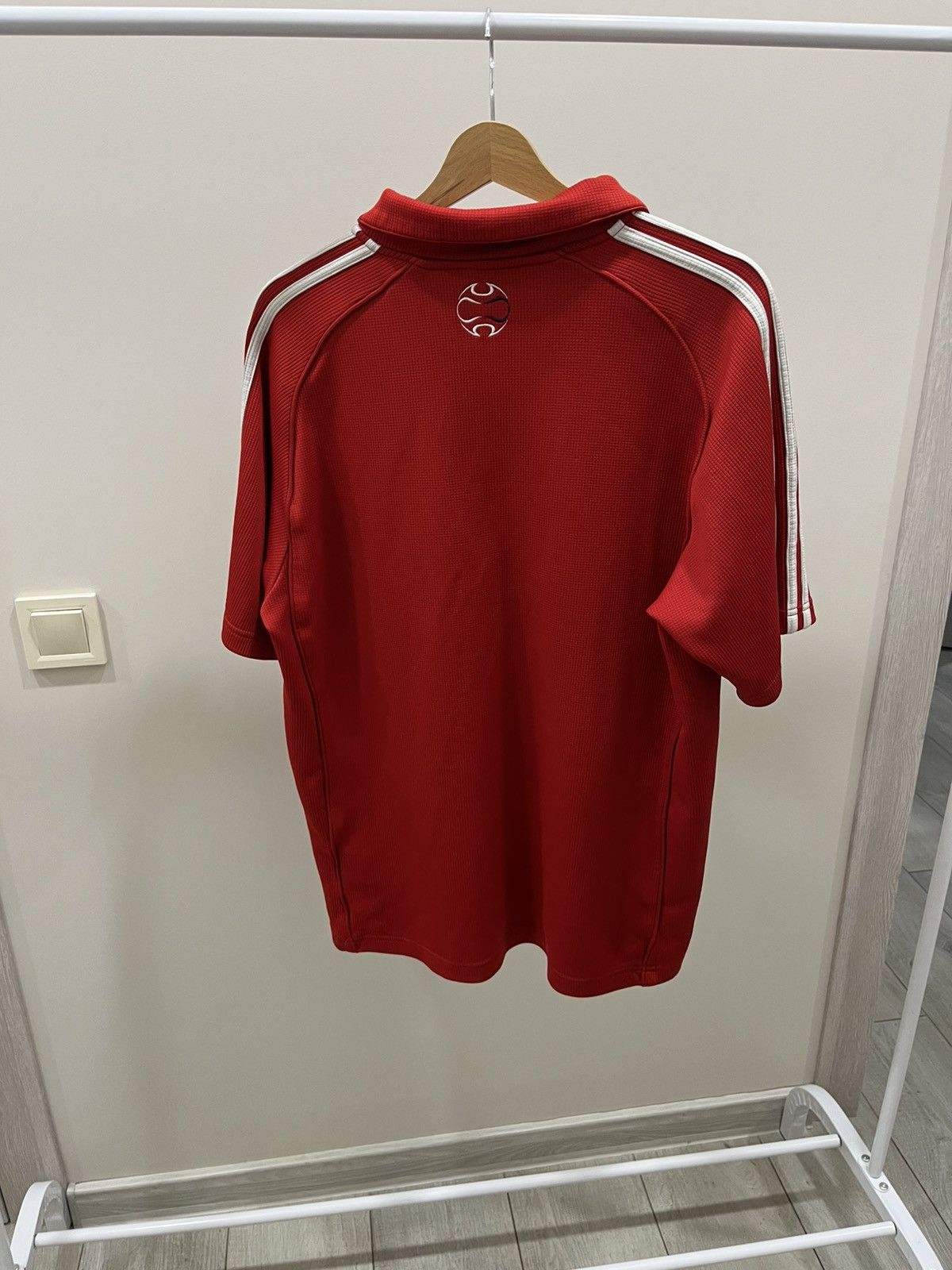 Vintage 00s Vintage Bayern Munich Jersey Football Red Y2K Adidas Size US L / EU 52-54 / 3 - 3 Thumbnail