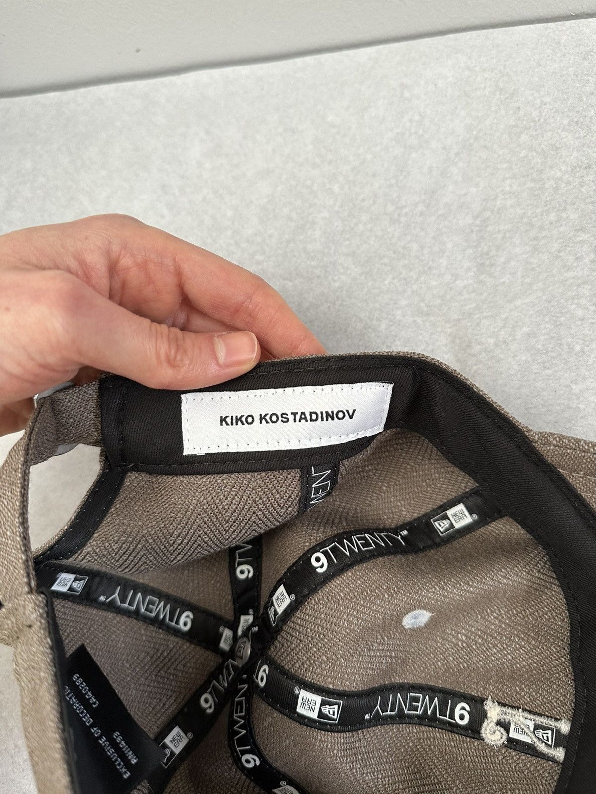 Kiko Kostadinov × New Era SS25 Japan Exclusive Single K Hat Beige Size ONE SIZE - 7 Thumbnail
