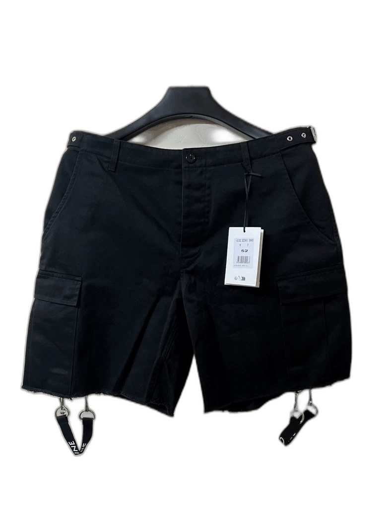 Celine Celine Black Strap Cargo Shorts Size 52 Size US 9 / EU 42 - 1 Thumbnail