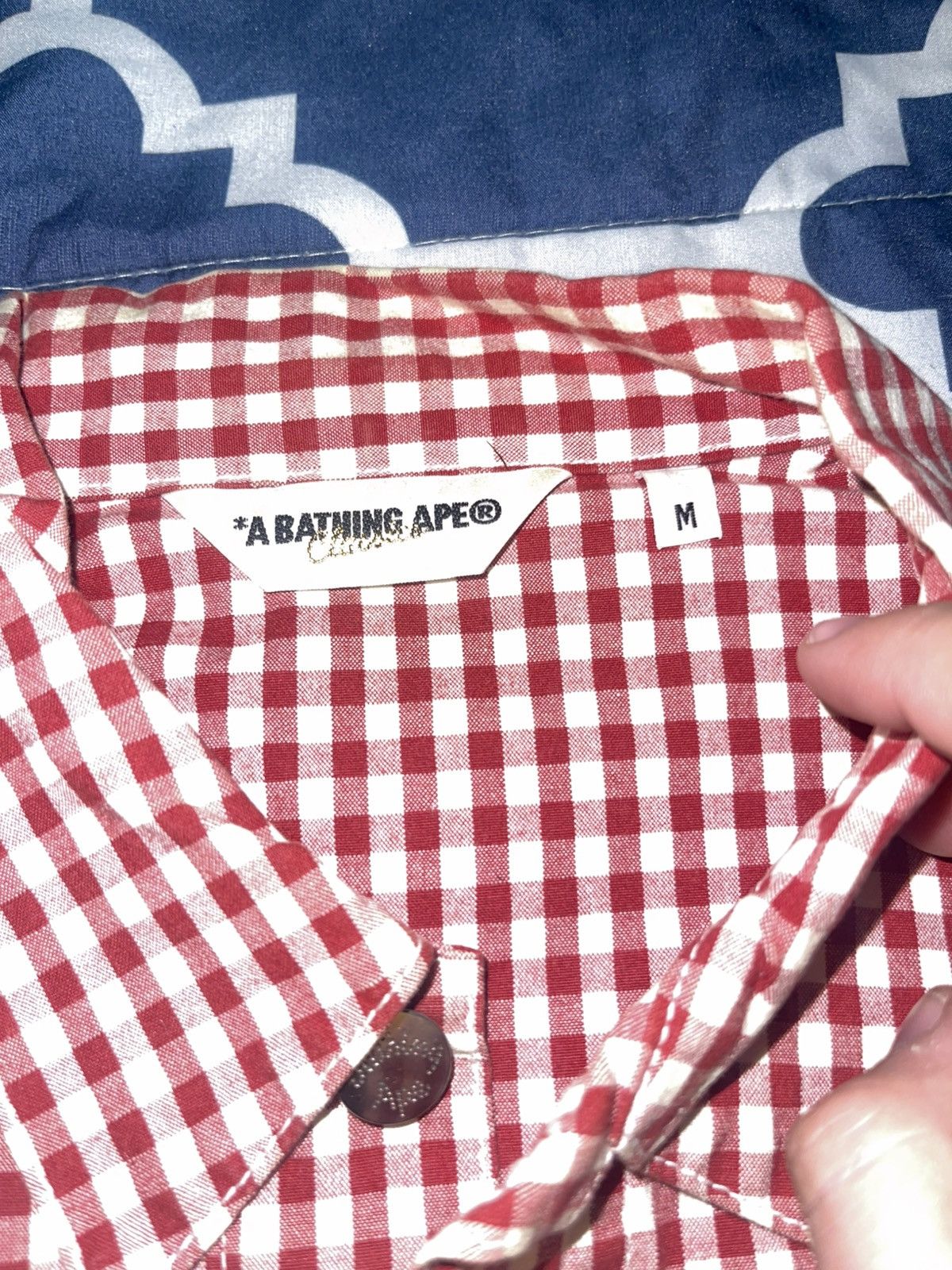 Bape Bape plaid tucker jacket Size US M / EU 48-50 / 2 - 2 Thumbnail