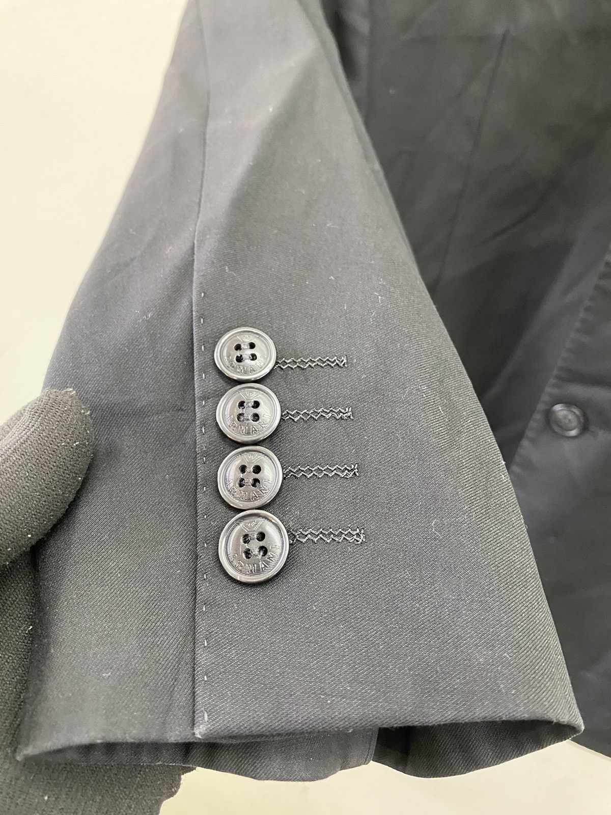 Giorgio Armani Vintage Giorgio Armani Blazer Coat Jacket Made In Italy Size US L / EU 52-54 / 3 - 8 Thumbnail