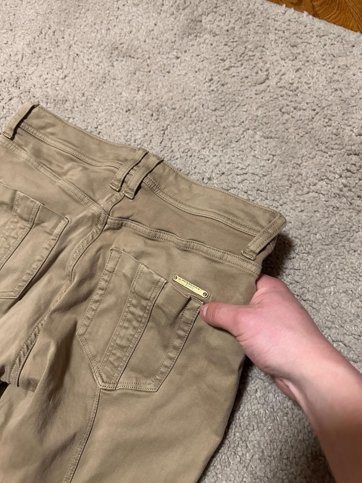Burberry Burberry Brit Womens Jeans Size 28 Brown Cotton Skinny Size 28" / US 6 / IT 42 - 11 Thumbnail