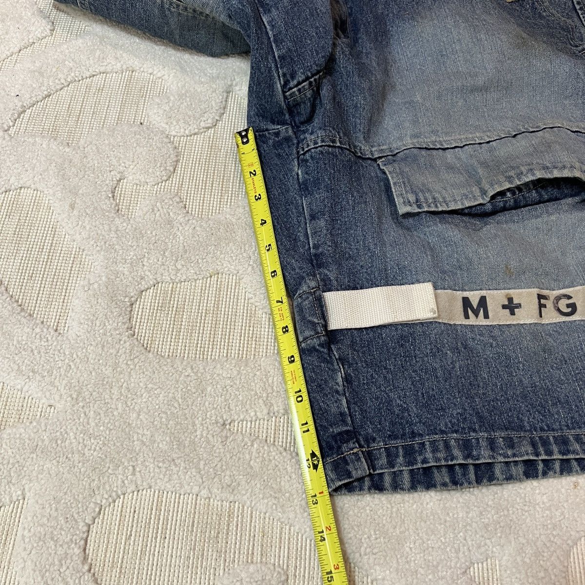 Marithe + Francois Girbaud Vintage Y2K Marithe Francois Girbaud Shuttle Tape Shorts Size US 38 / EU 54 - 11 Thumbnail