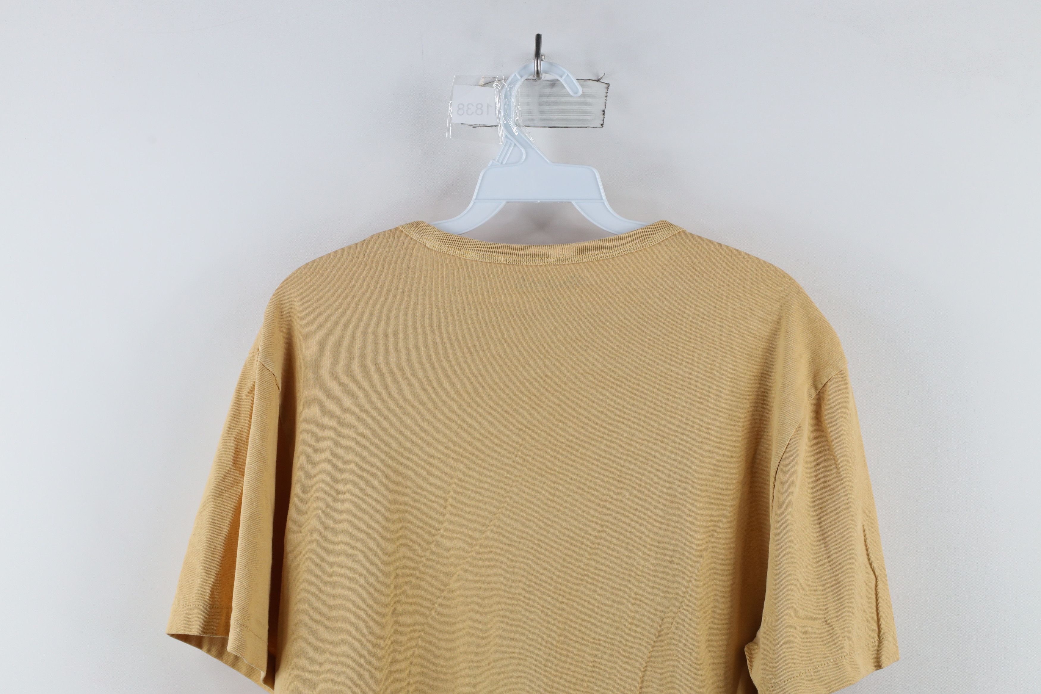 Madewell × Vintage Madewell All Day Blank Short Sleeve T-Shirt Yellow Cotton Size US M / EU 48-50 / 2 - 8 Thumbnail