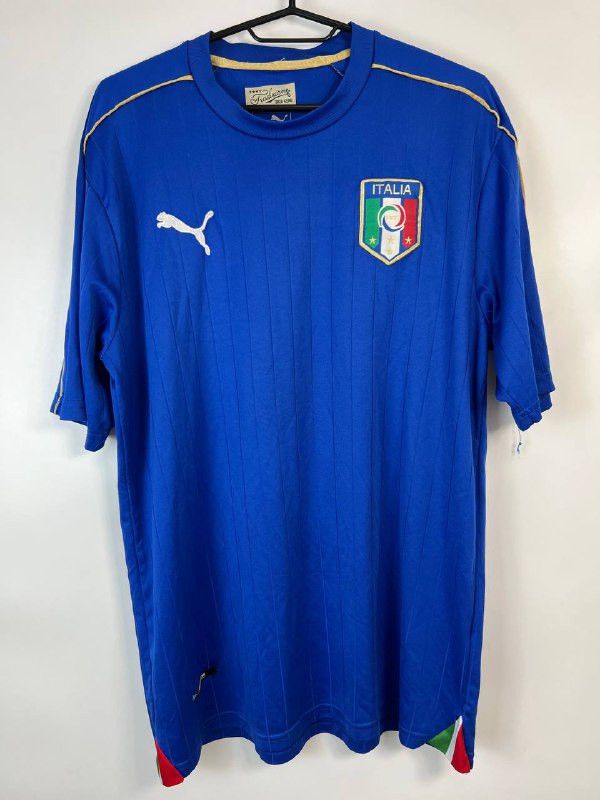 Puma ITALY 2016 2017 HOME SHIRT PUMA FORZA AZZURRI SOCCER Sz L Size US L / EU 52-54 / 3 - 1 Thumbnail