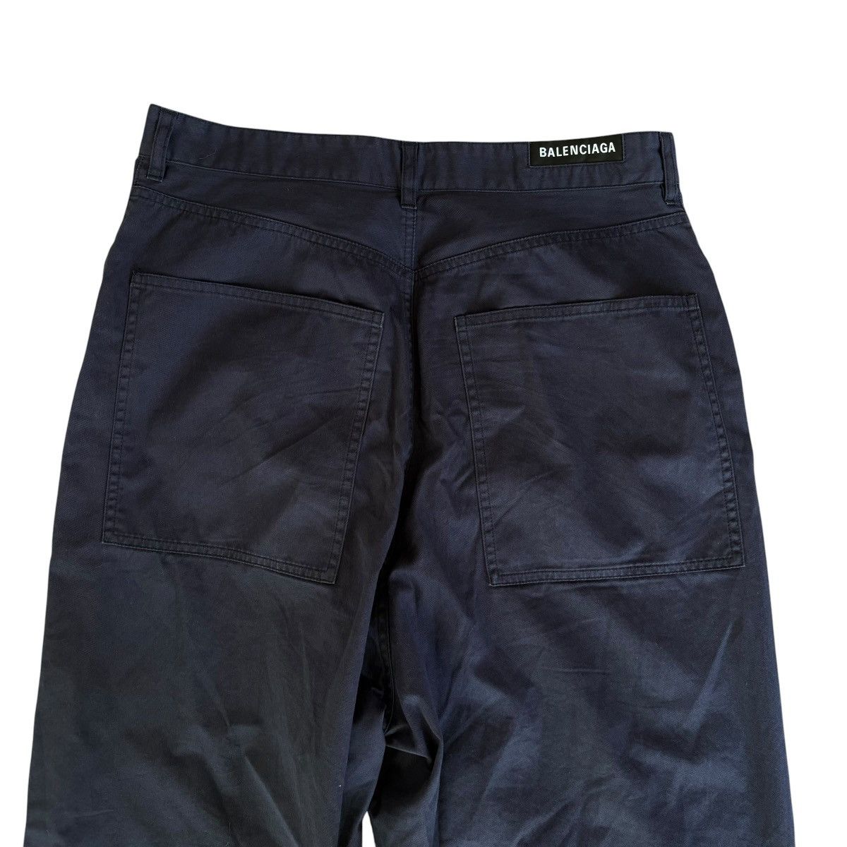 Balenciaga Balenciaga Oversized Navy Work Pants Size US 30 / EU 46 - 5 Thumbnail